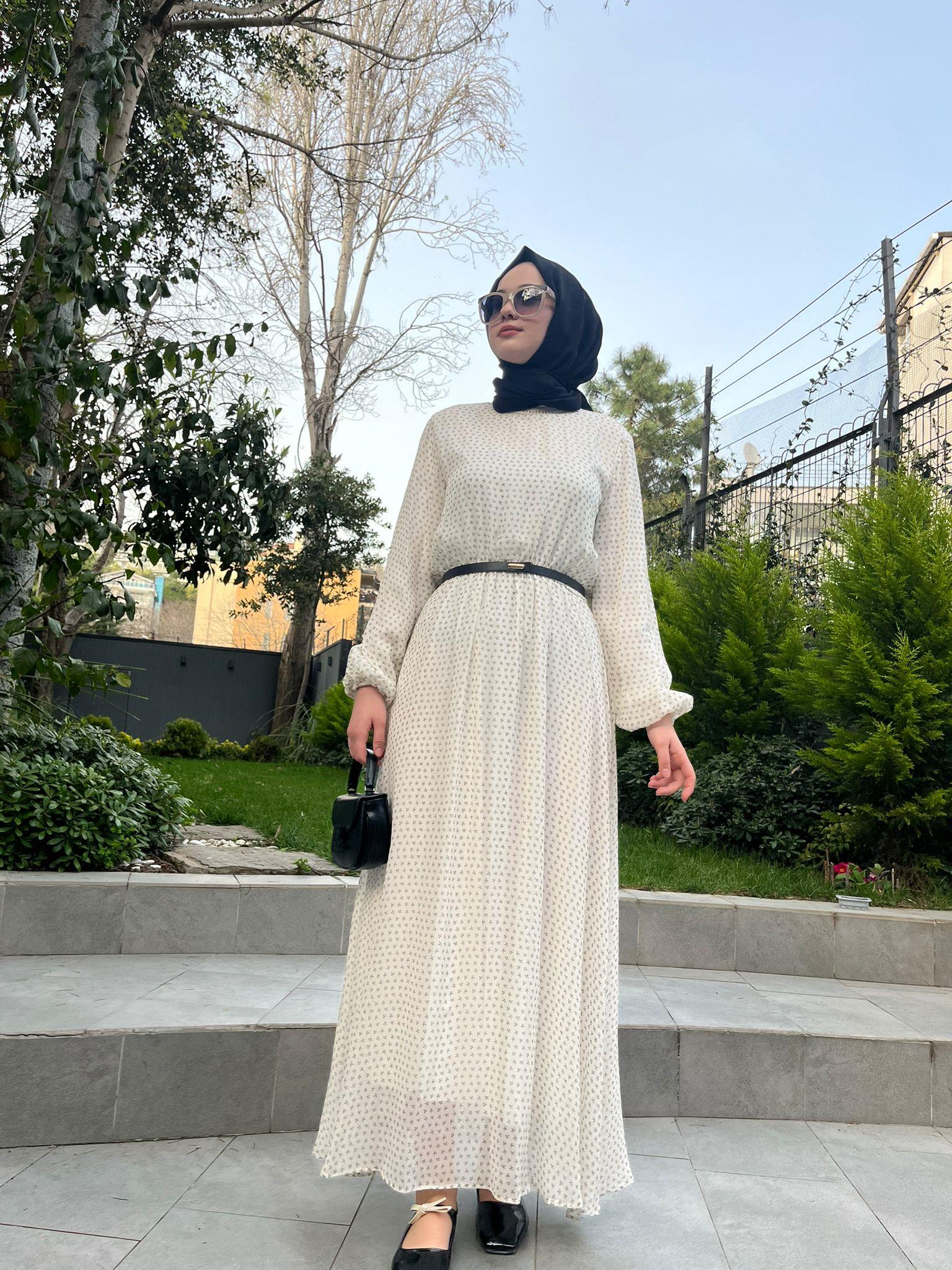 Kahma Elbise Beyaz 24y13046