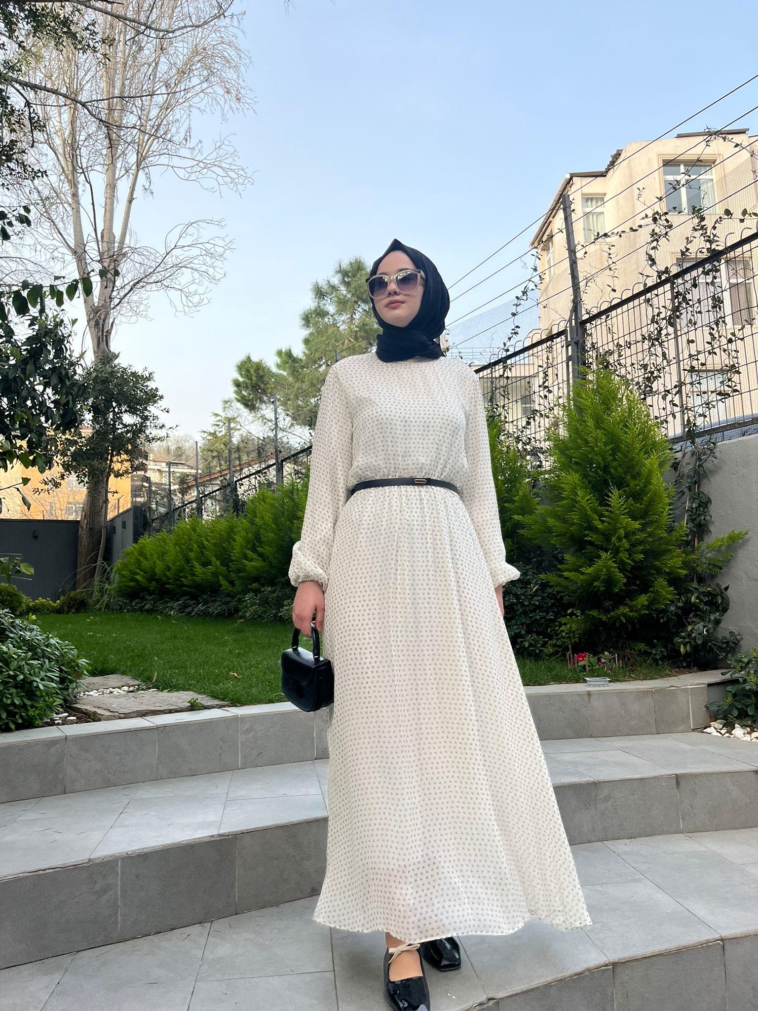 Kahma Elbise Beyaz 24y13046