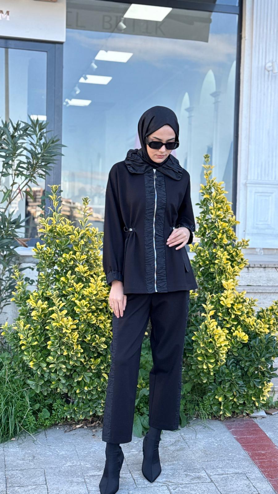 Kahma Fermuarlı Ceket 25k14206