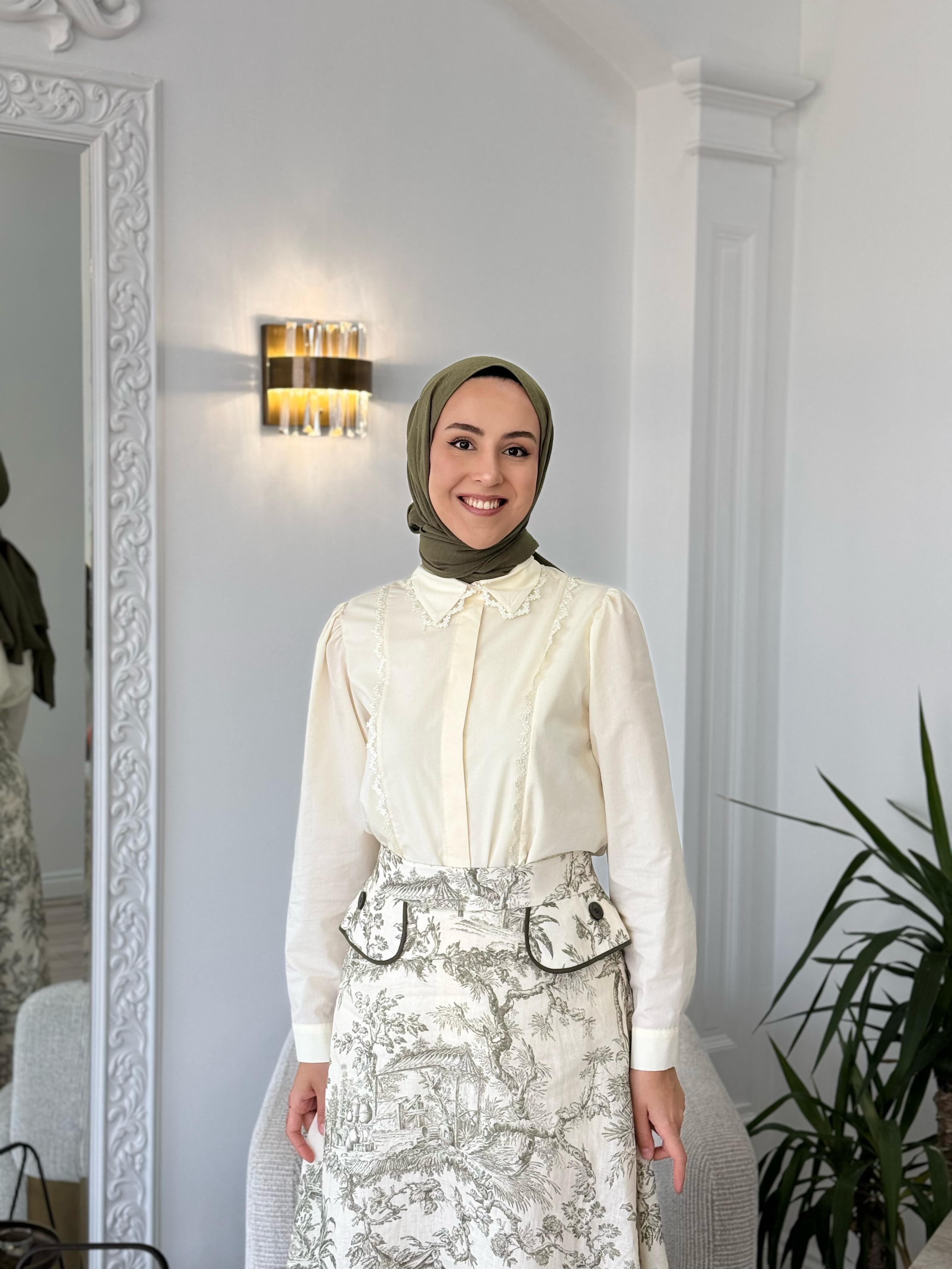 Kahma Gömlek Ekru 25y18157