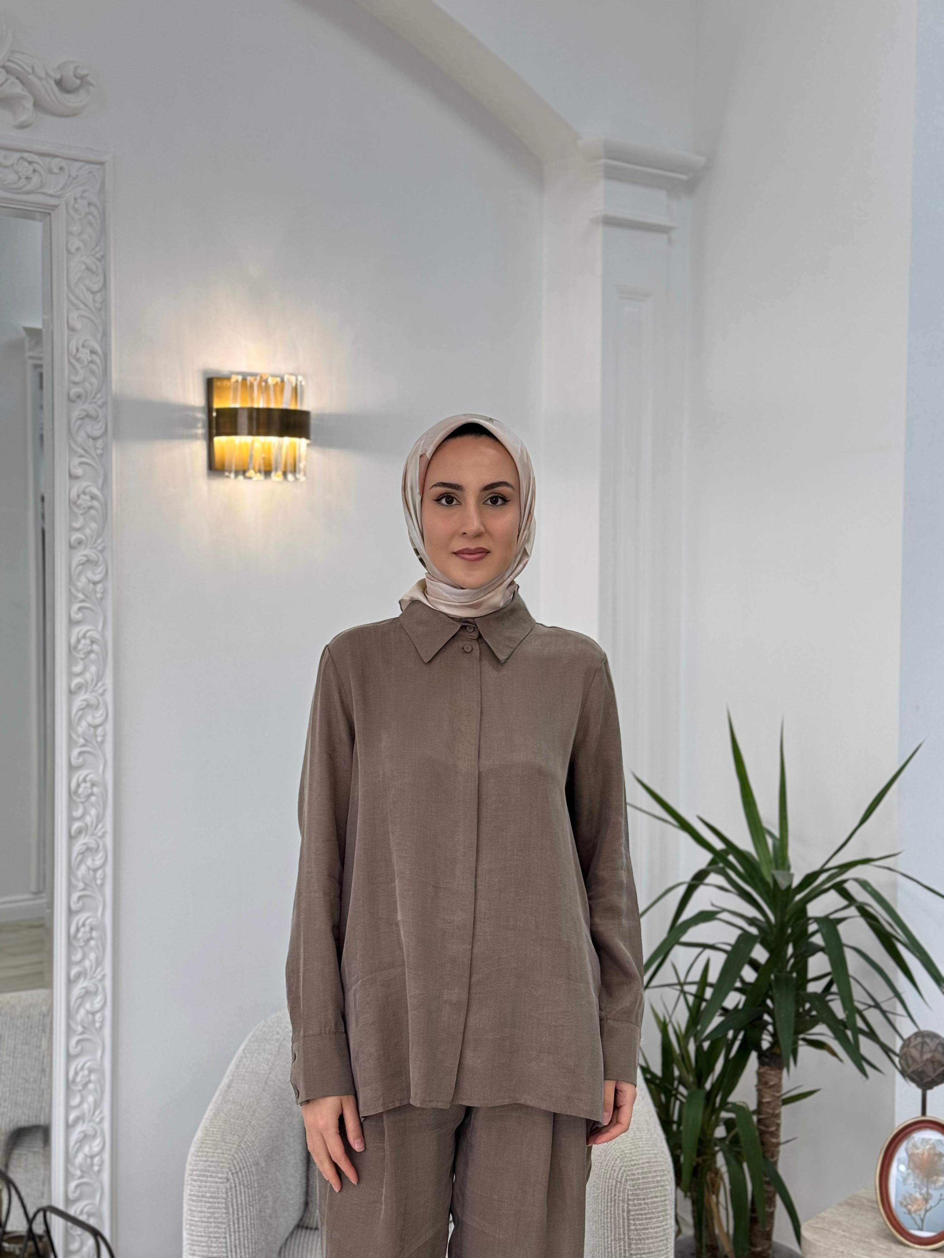 Kahma Gömlek Pantolon Takım 25y14160