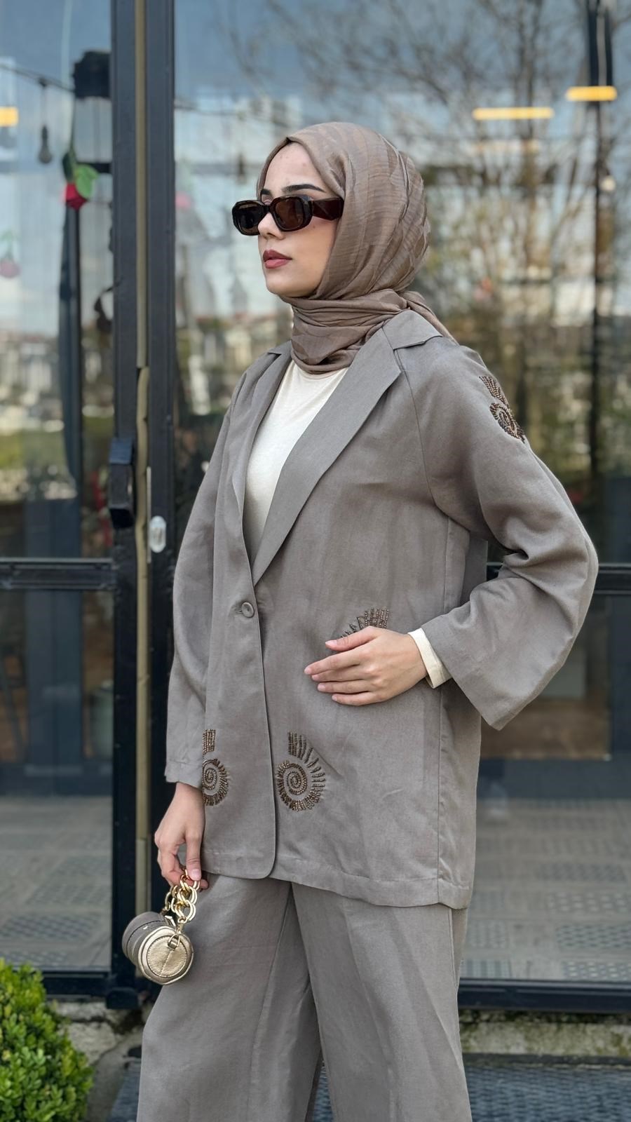 Kahma Güneş İşlemeli Ceket 26y25301