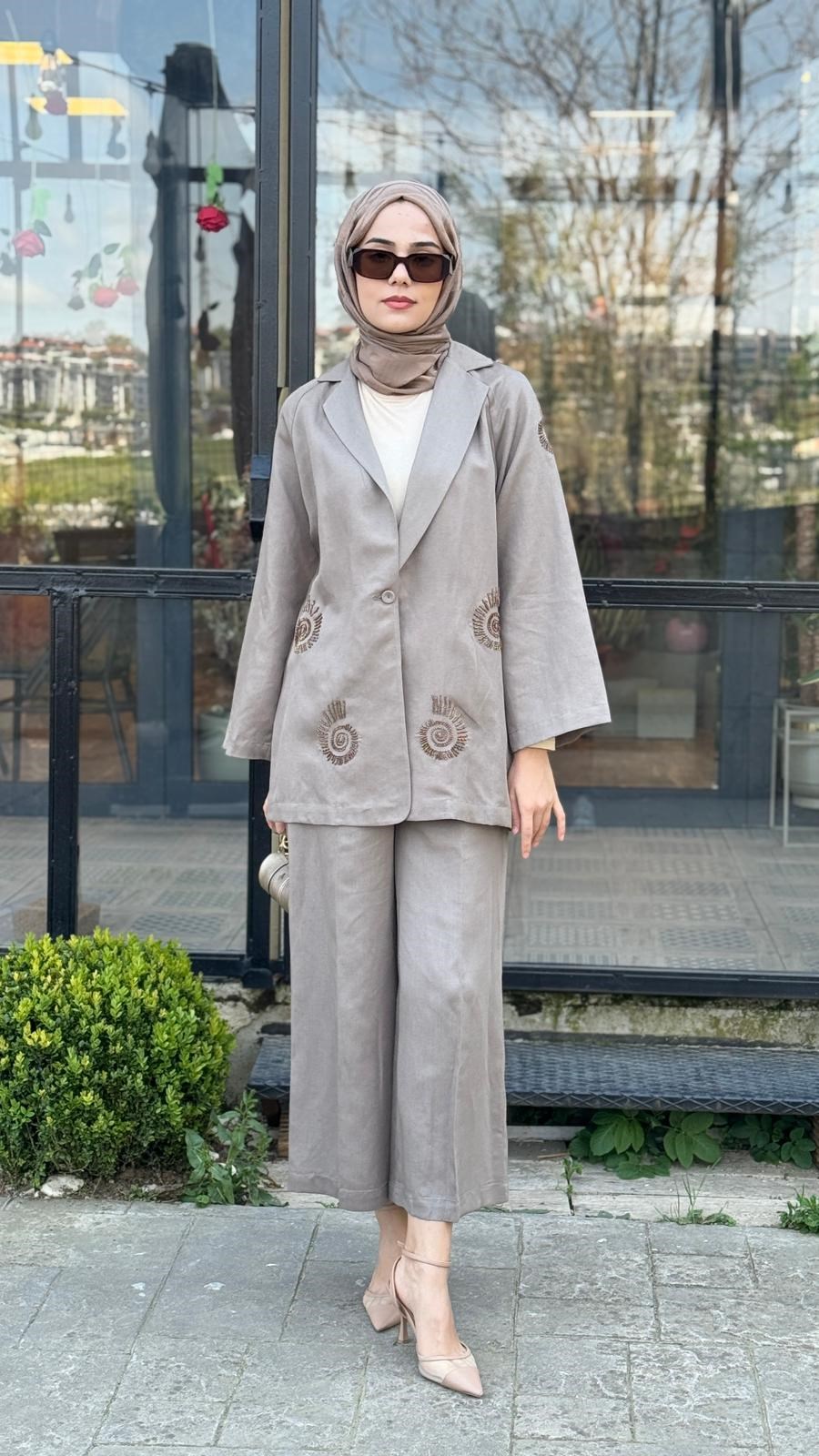 Kahma Güneş İşlemeli Ceket 26y25301