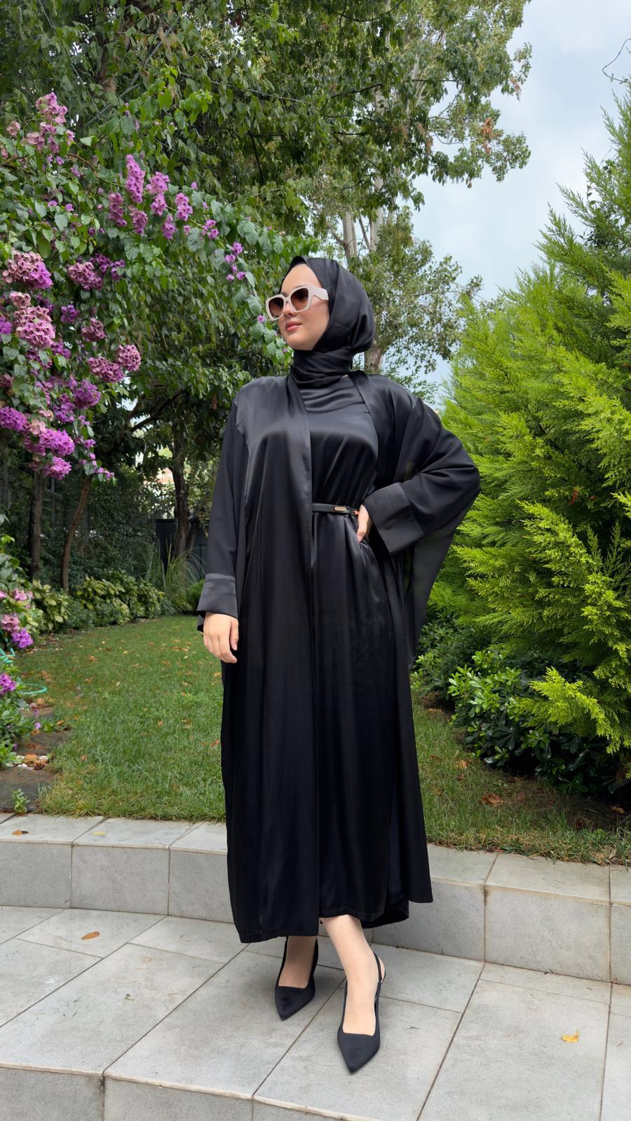 Kahma Kimono Siyah 24y14052