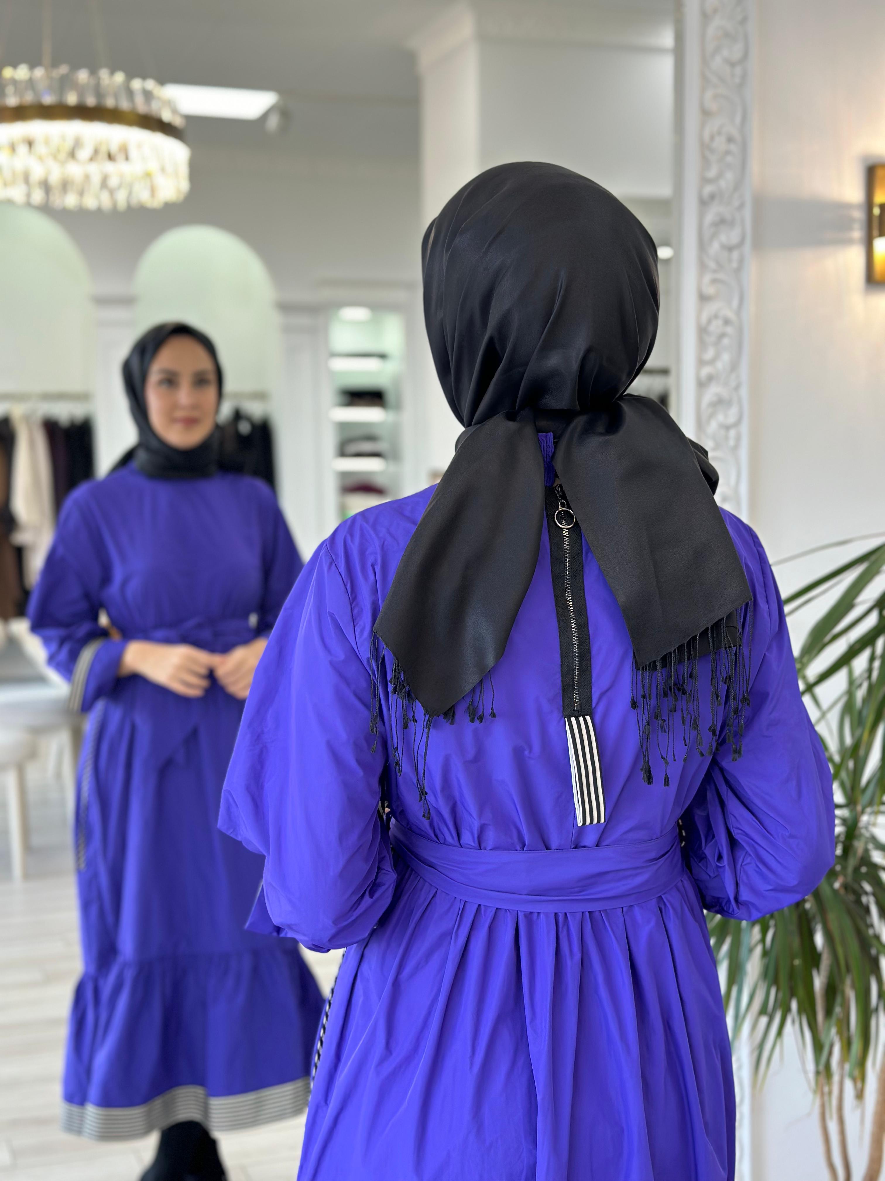 Kahma Mor Elbise 24k13109