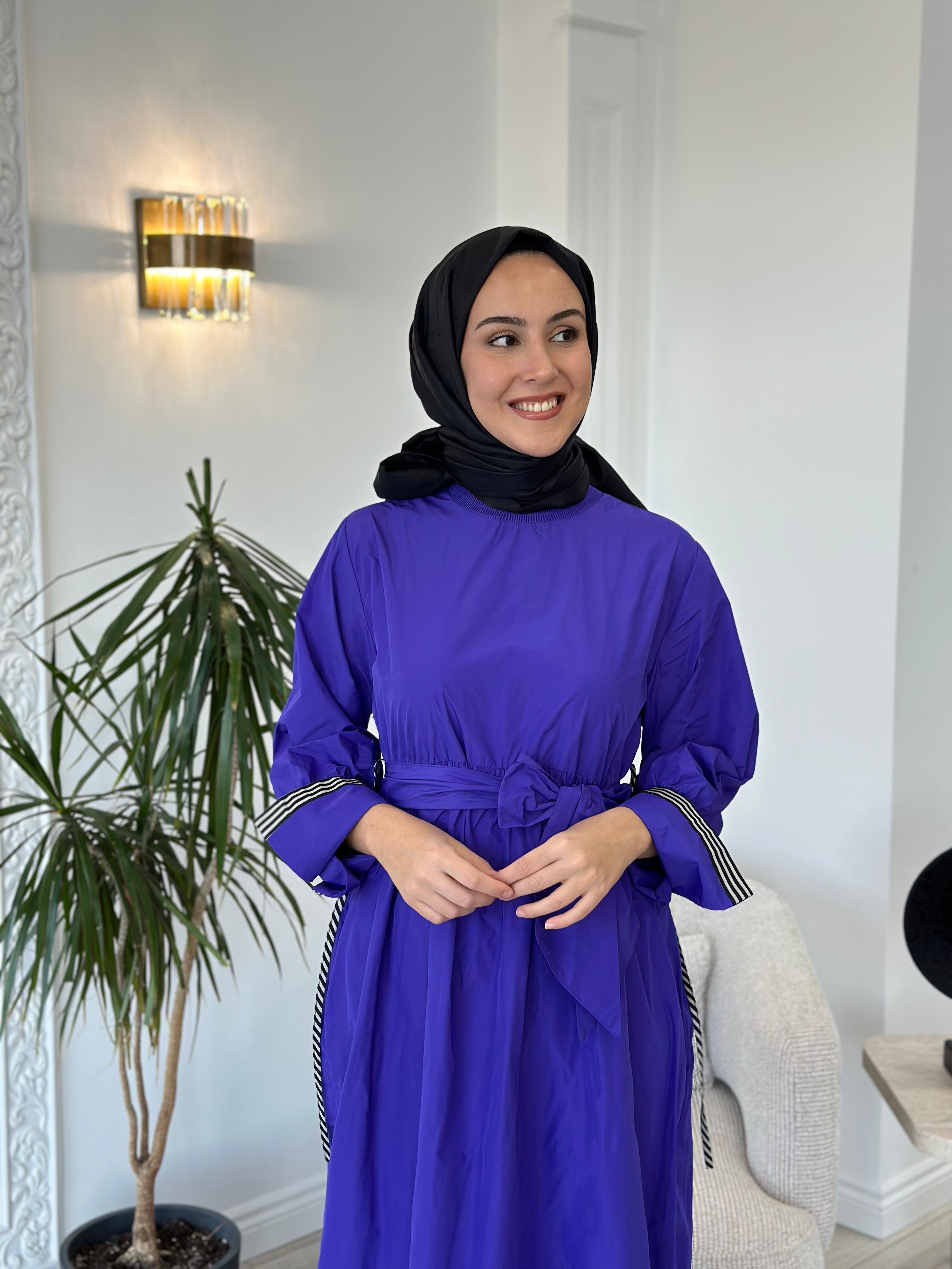 Kahma Mor Elbise 24k13109