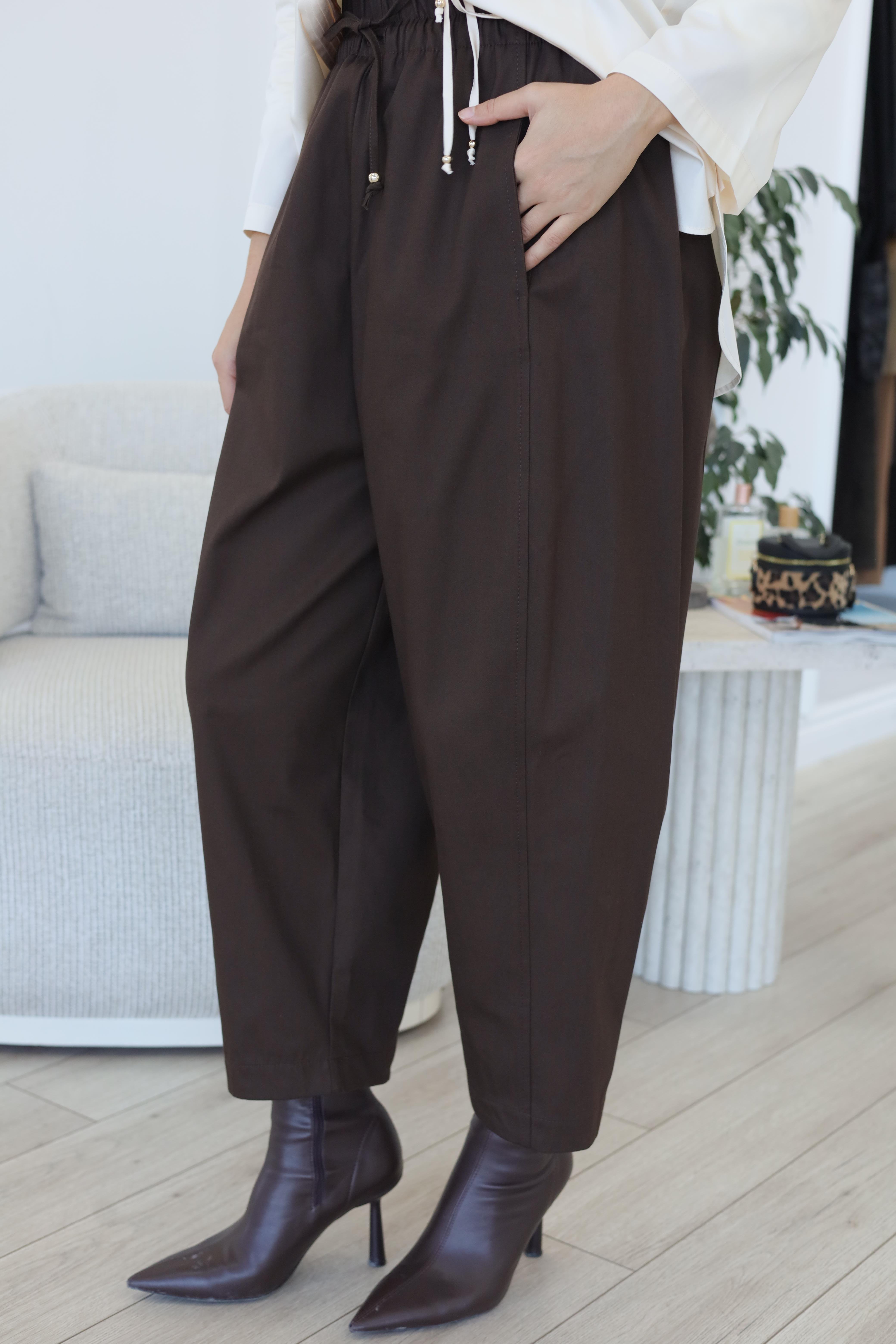 Kahma Pantolon Kahve 25k11210
