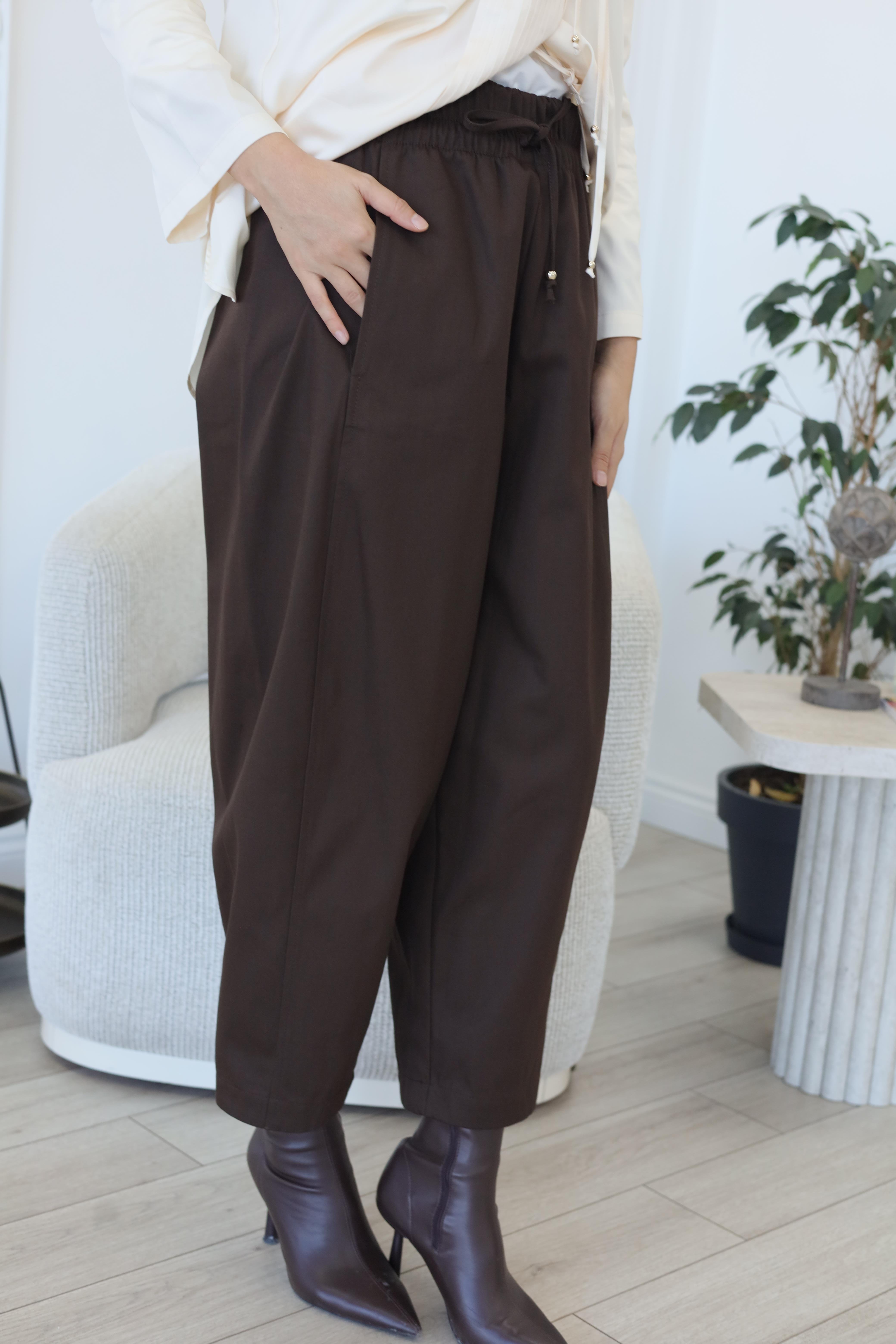 Kahma Pantolon Kahve 25k11210