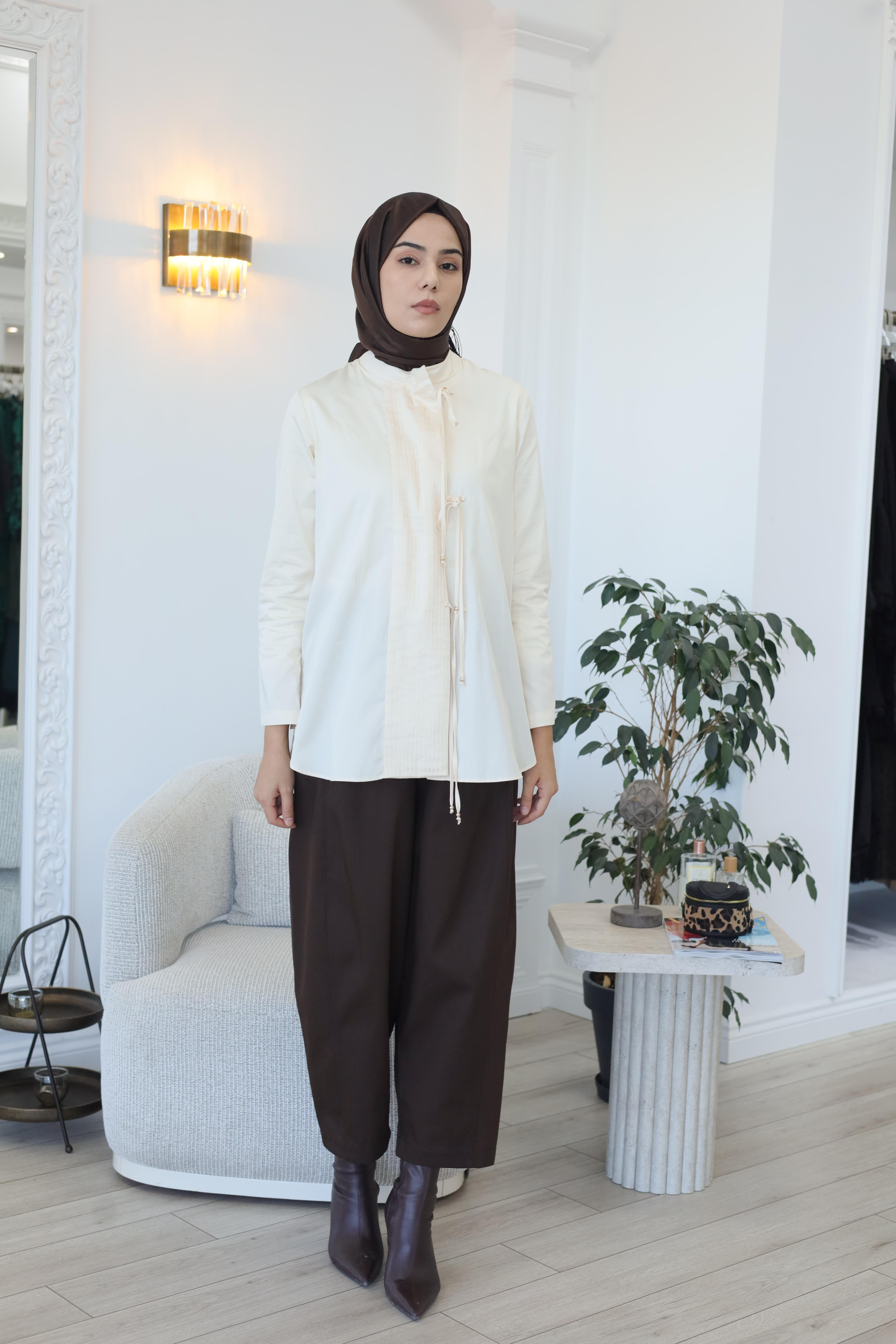 Kahma Pantolon Kahve 25k11210