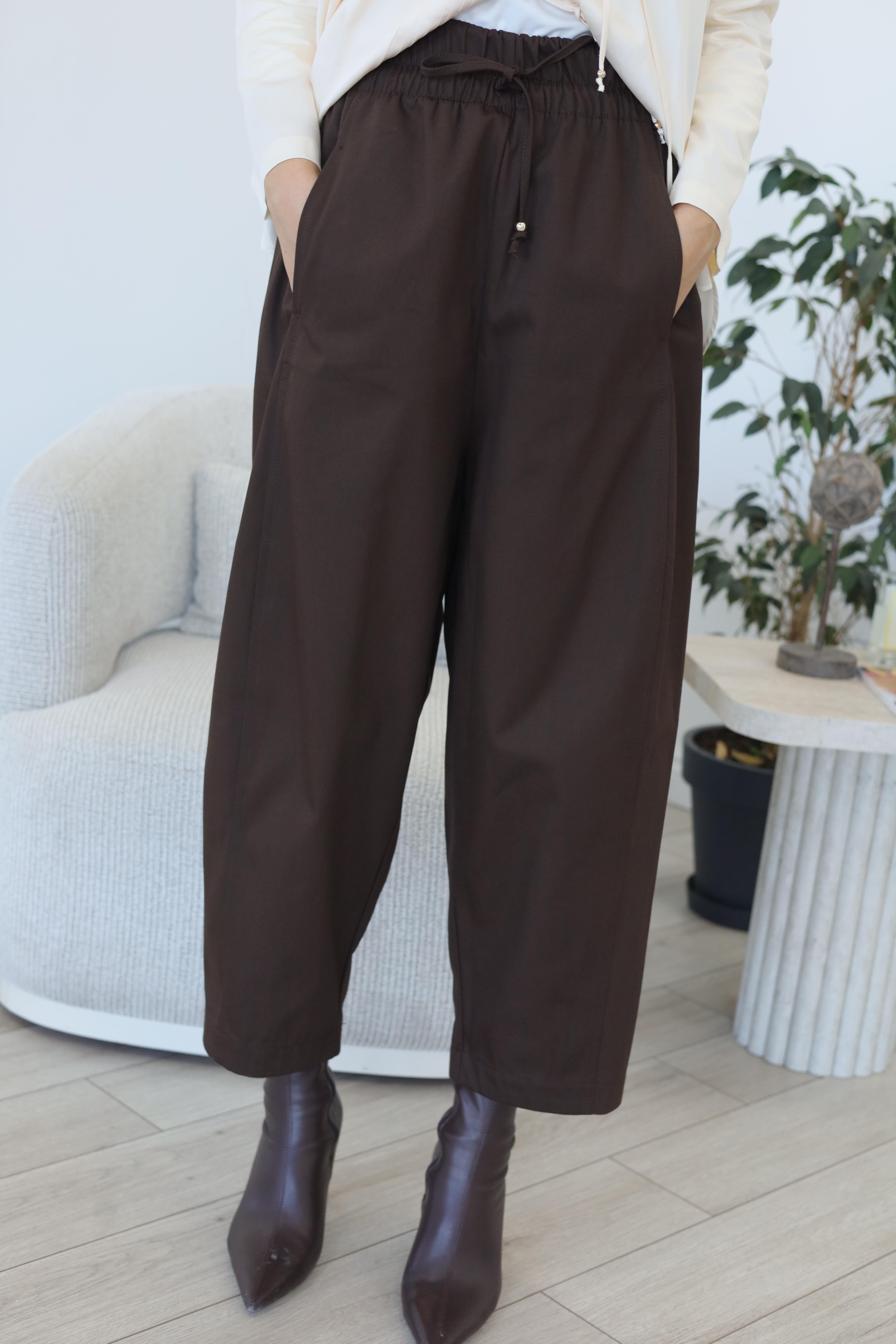 Kahma Pantolon Kahve 25k11210