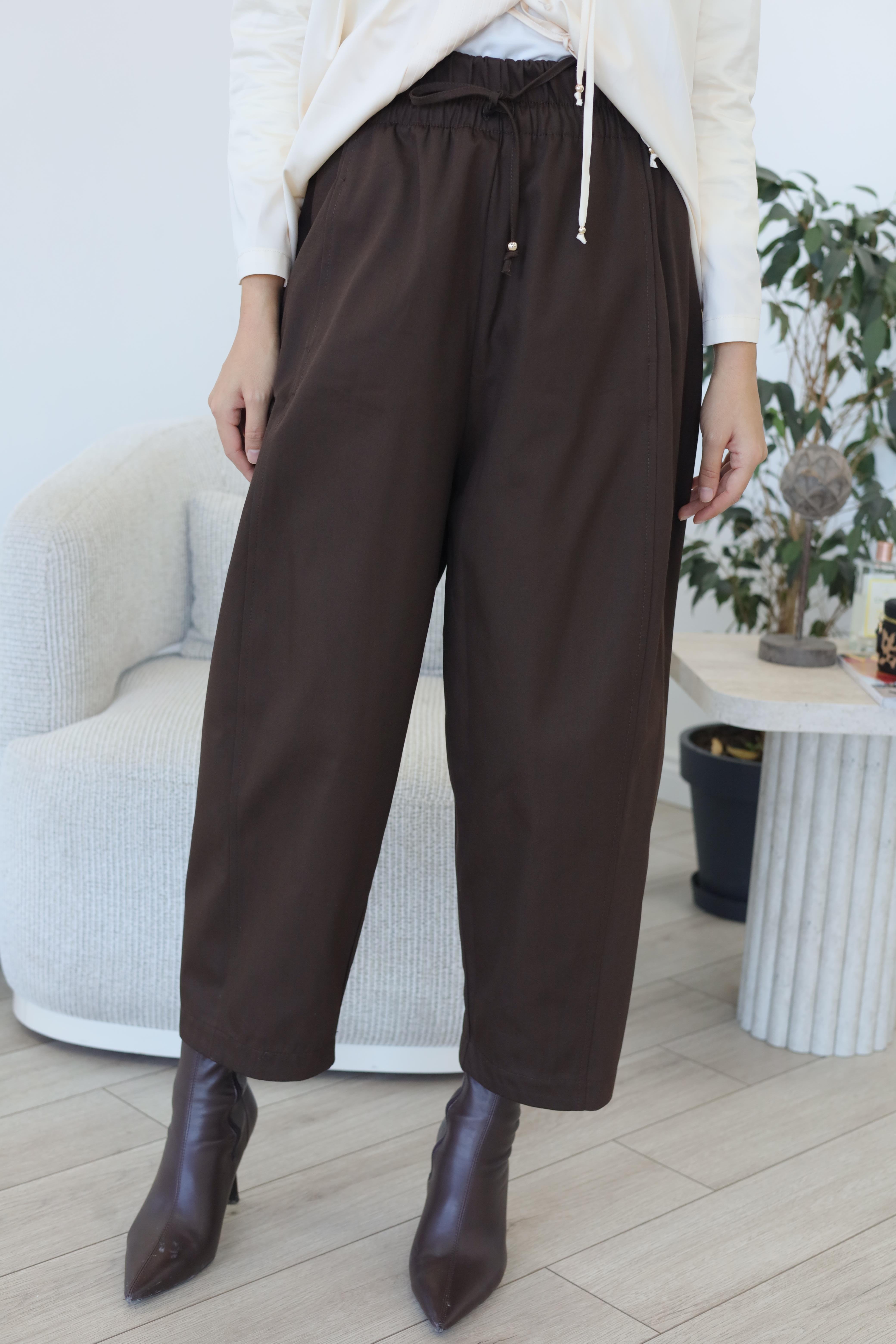 Kahma Pantolon Kahve 25k11210