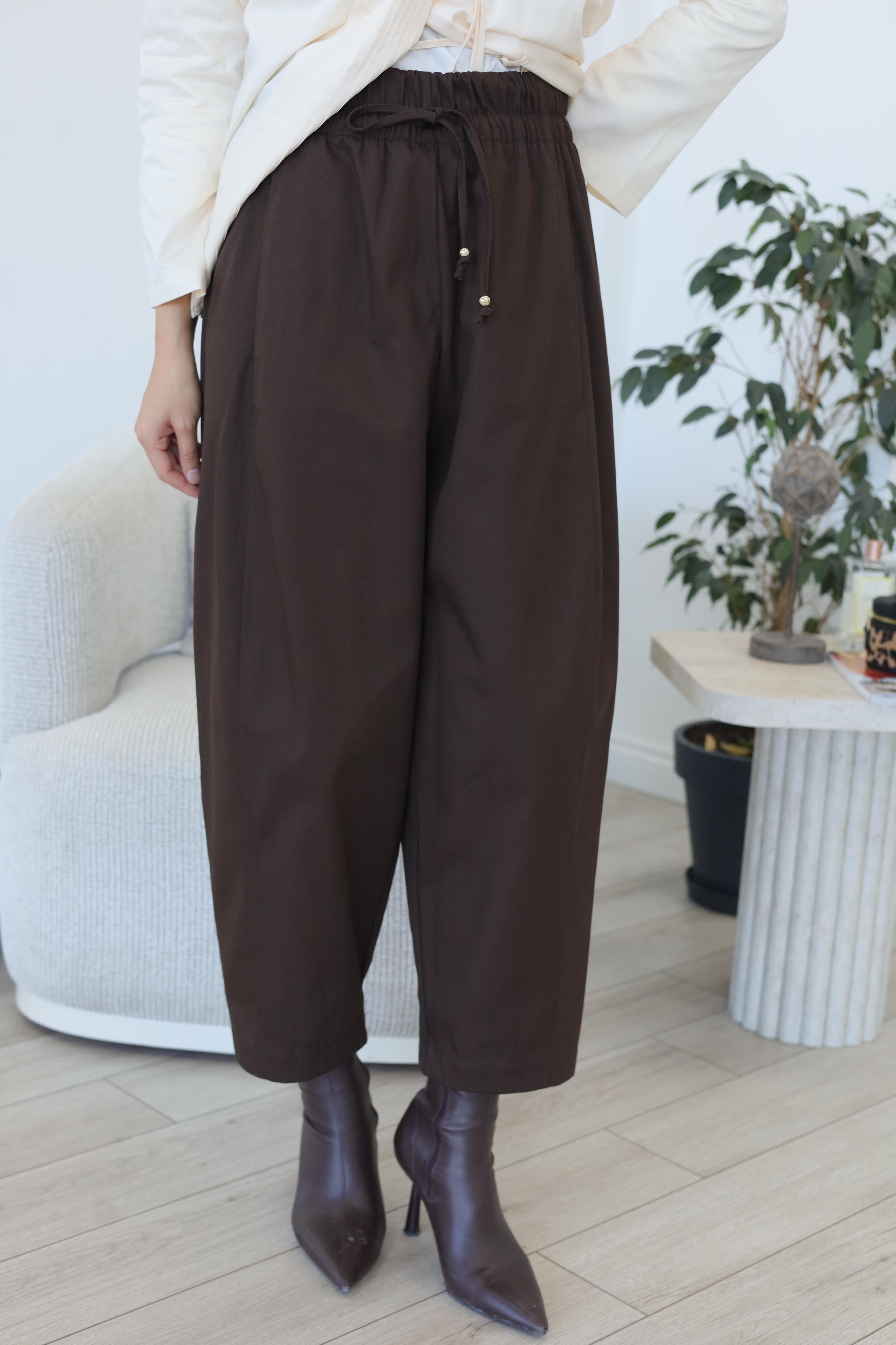 Kahma Pantolon Kahve 25k11210