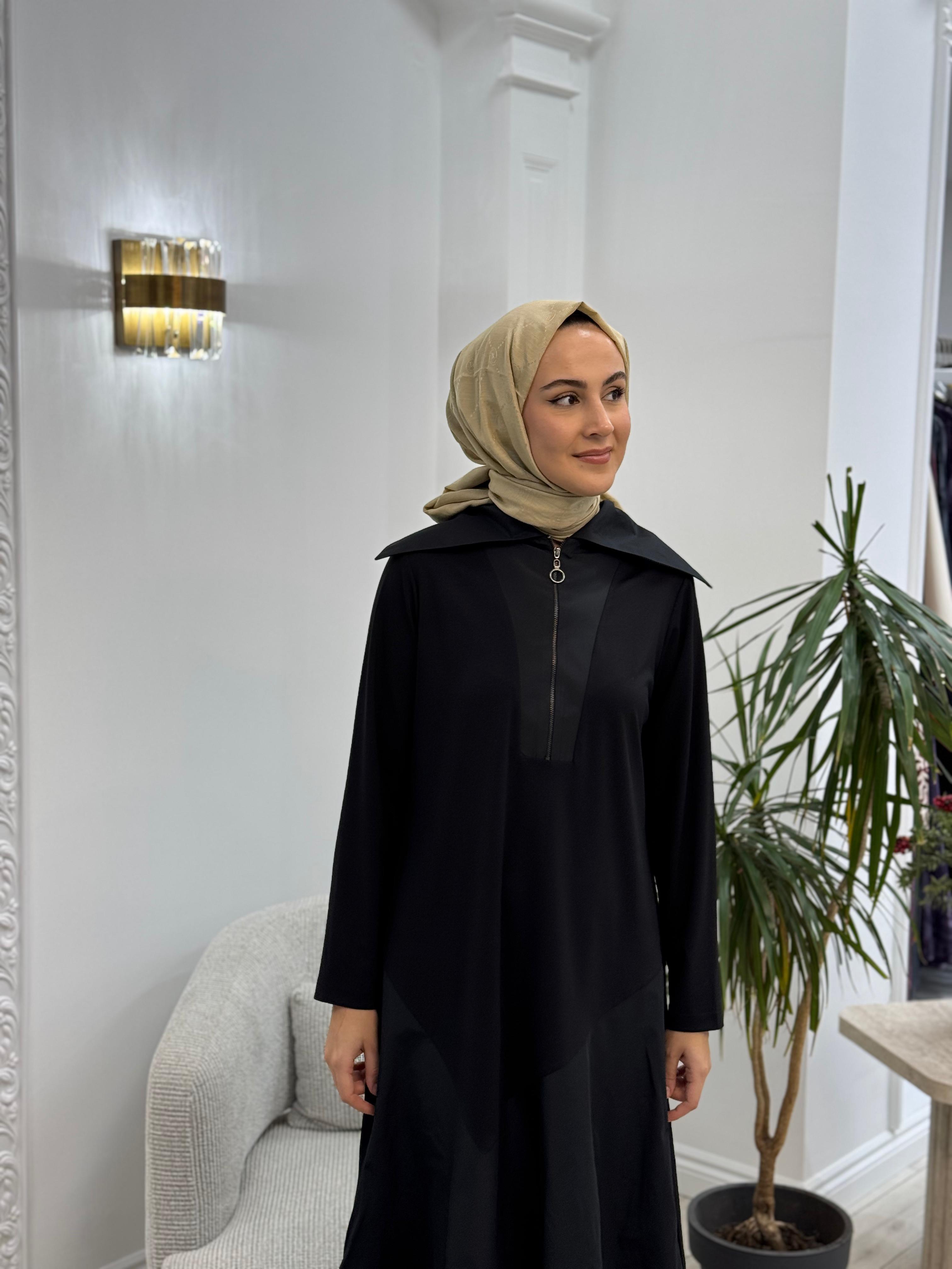 Kahma Paraşüt Detaylı Elbise 24k13114
