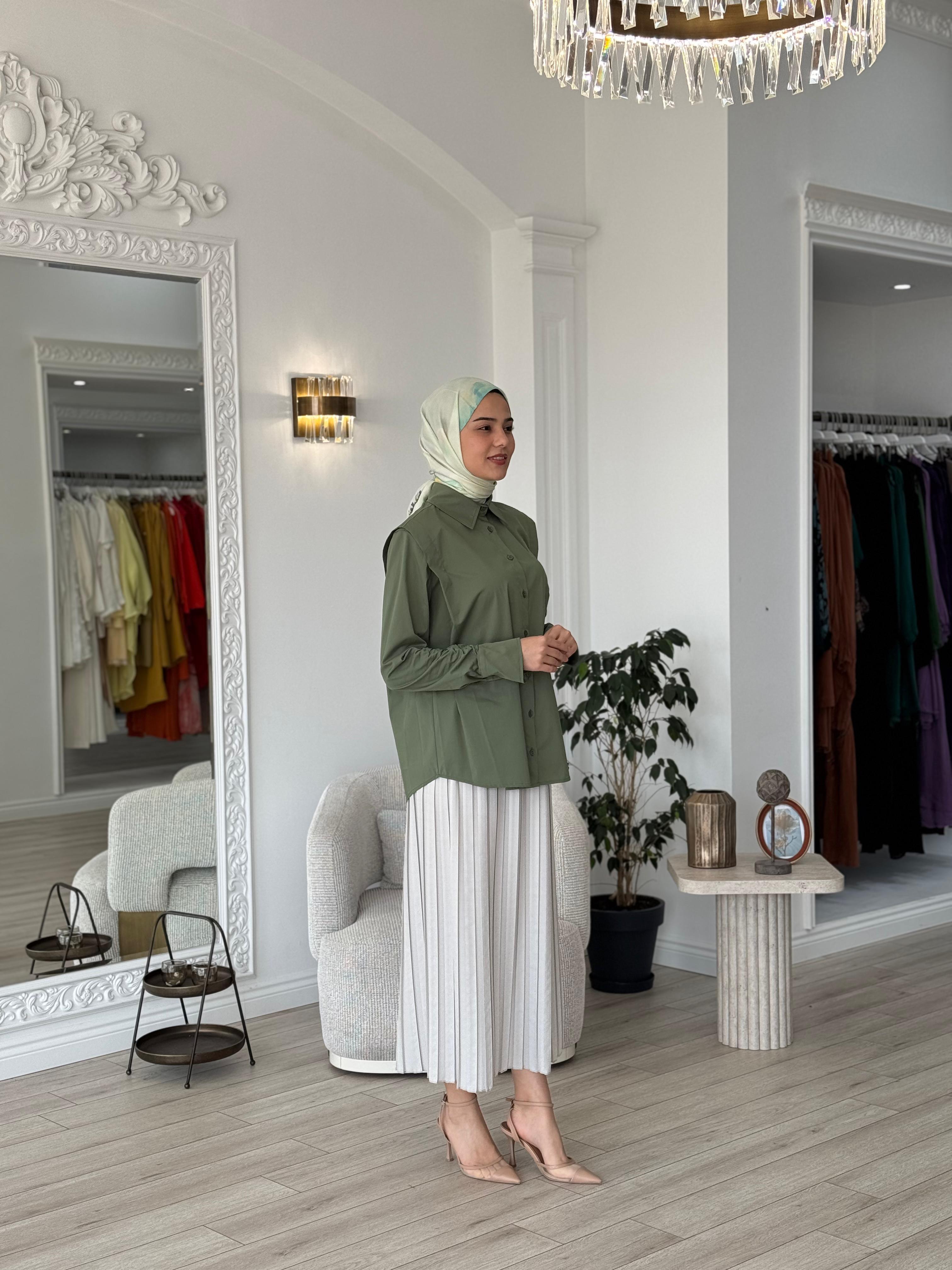 Kahma Piliseli Etek Taş 25y29151