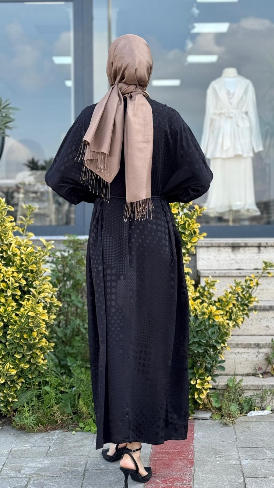 Kahma Puantiye Desenli Elbise 26y13310