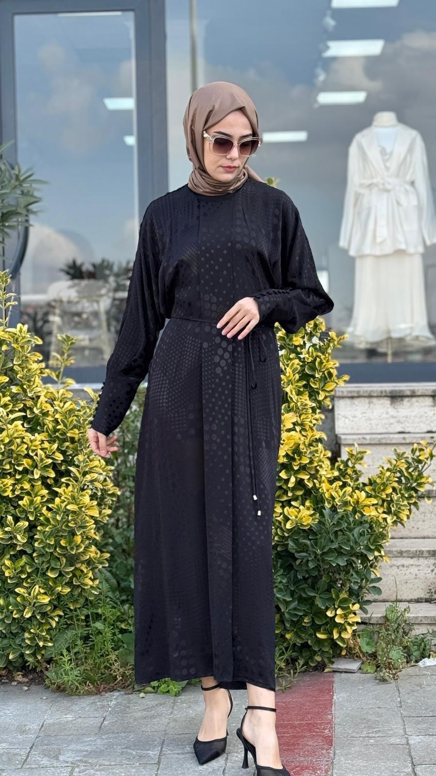 Kahma Puantiye Desenli Elbise 26y13310