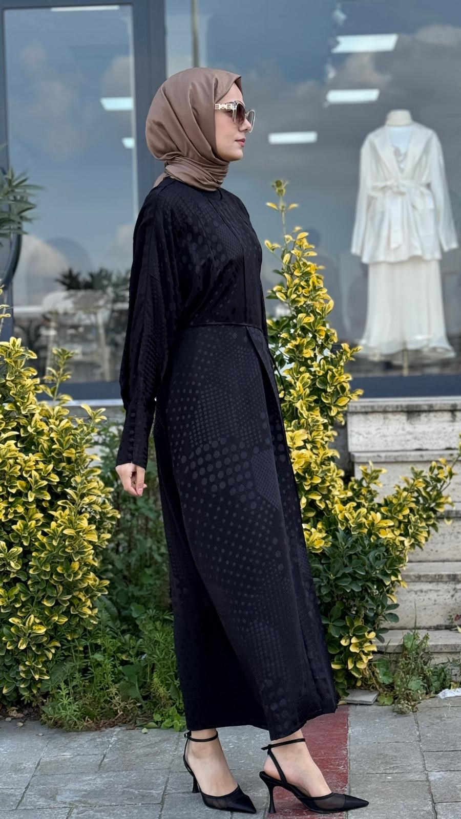Kahma Puantiye Desenli Elbise 26y13310