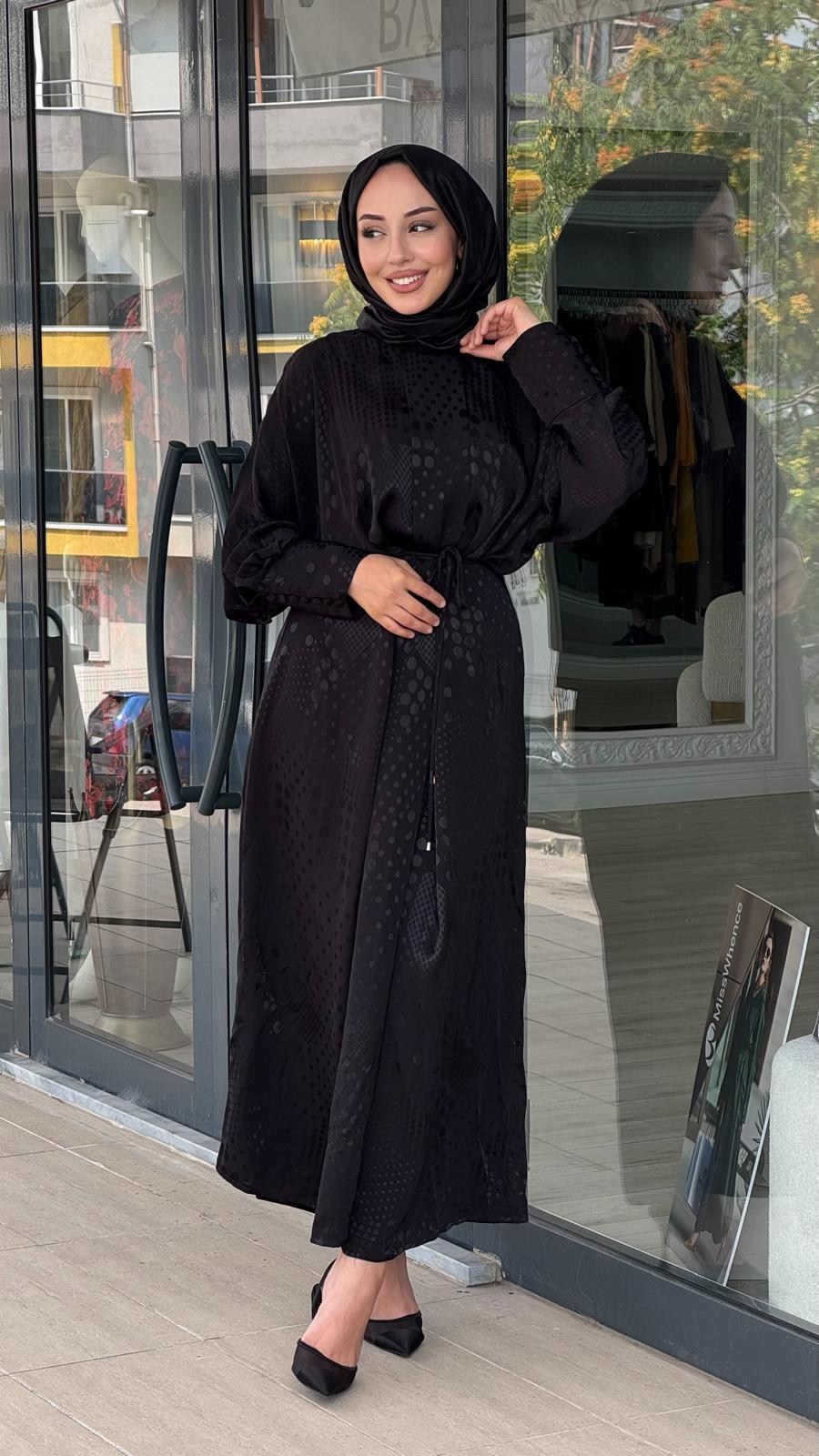 Kahma Puantiye Desenli Elbise 26y13310