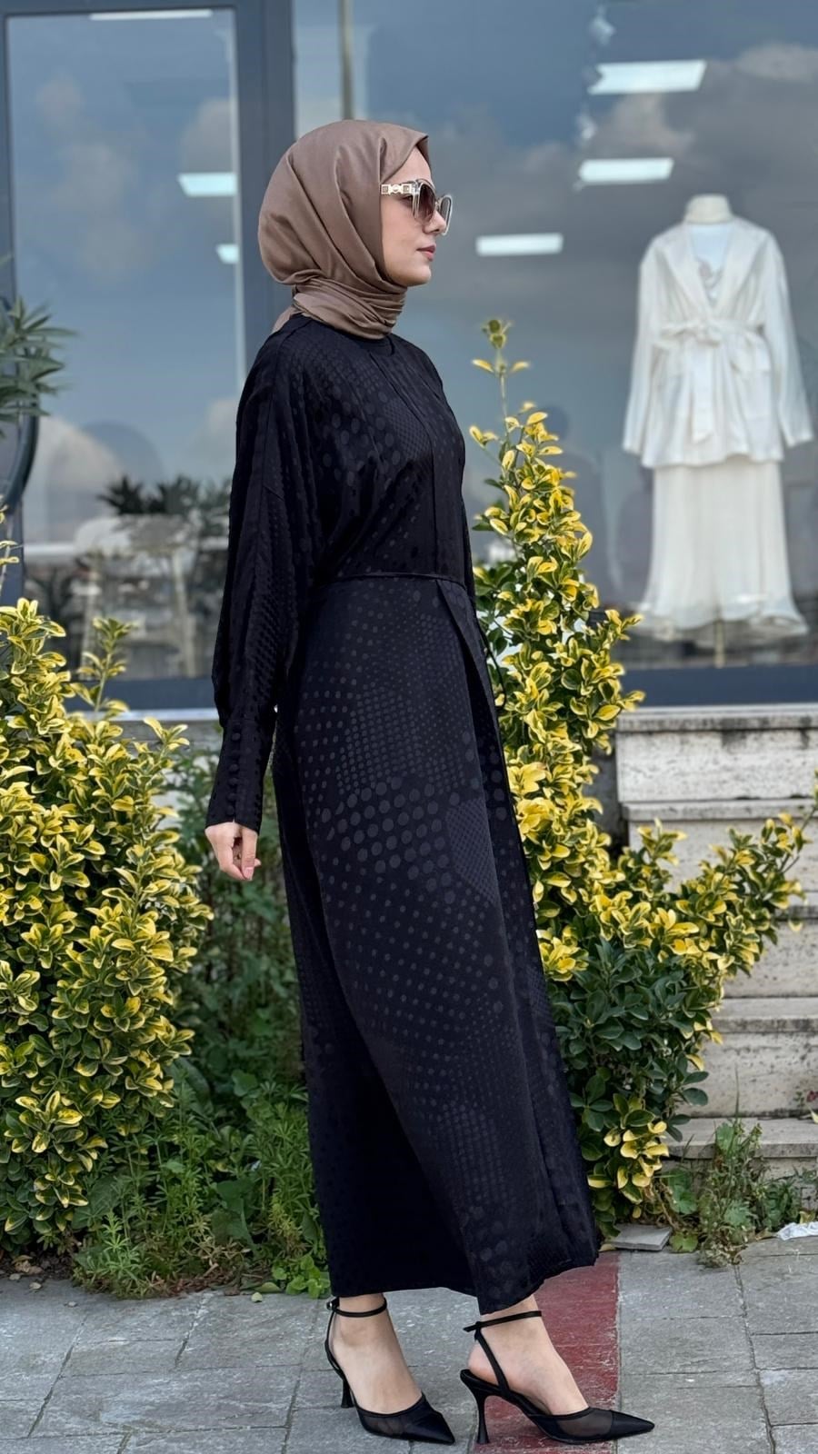 Kahma Puantiye Desenli Elbise 26y13310