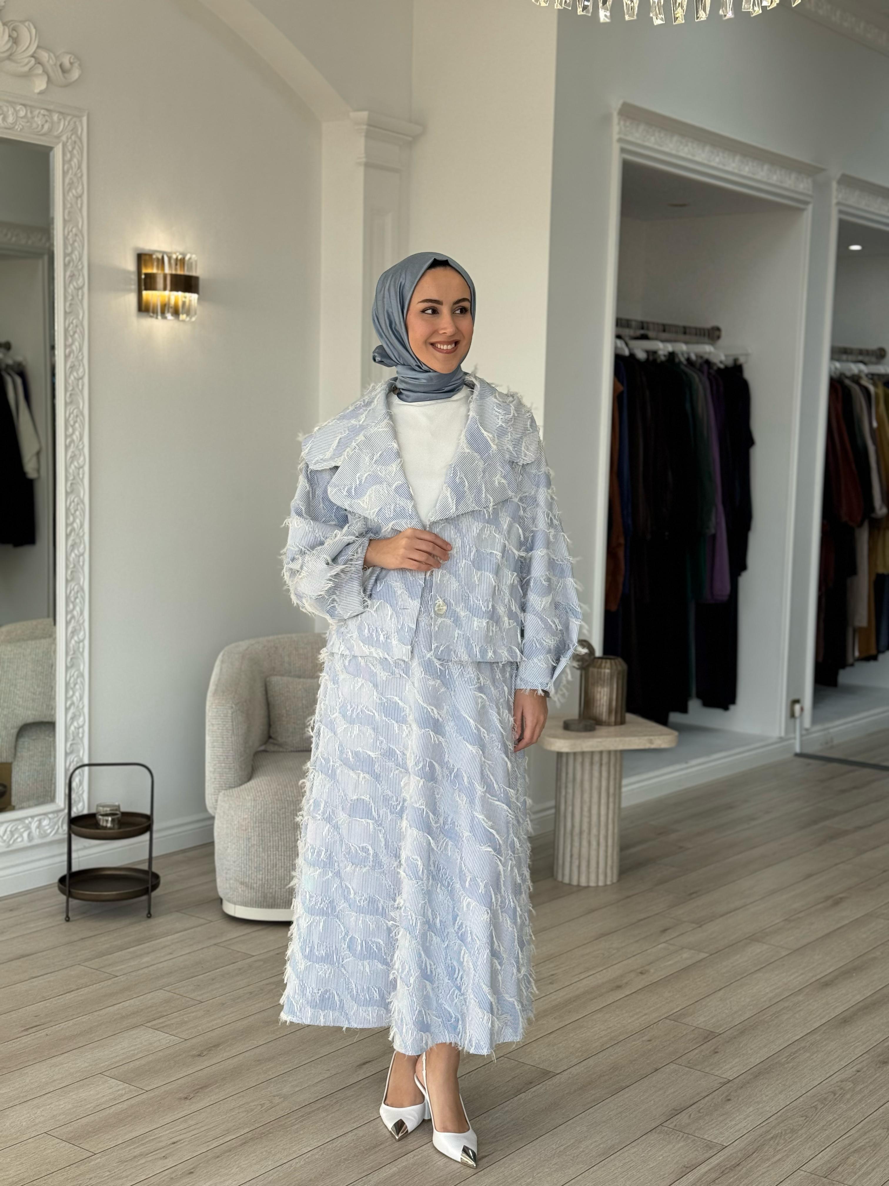 Kahma Püsküllü Etek 25y29162