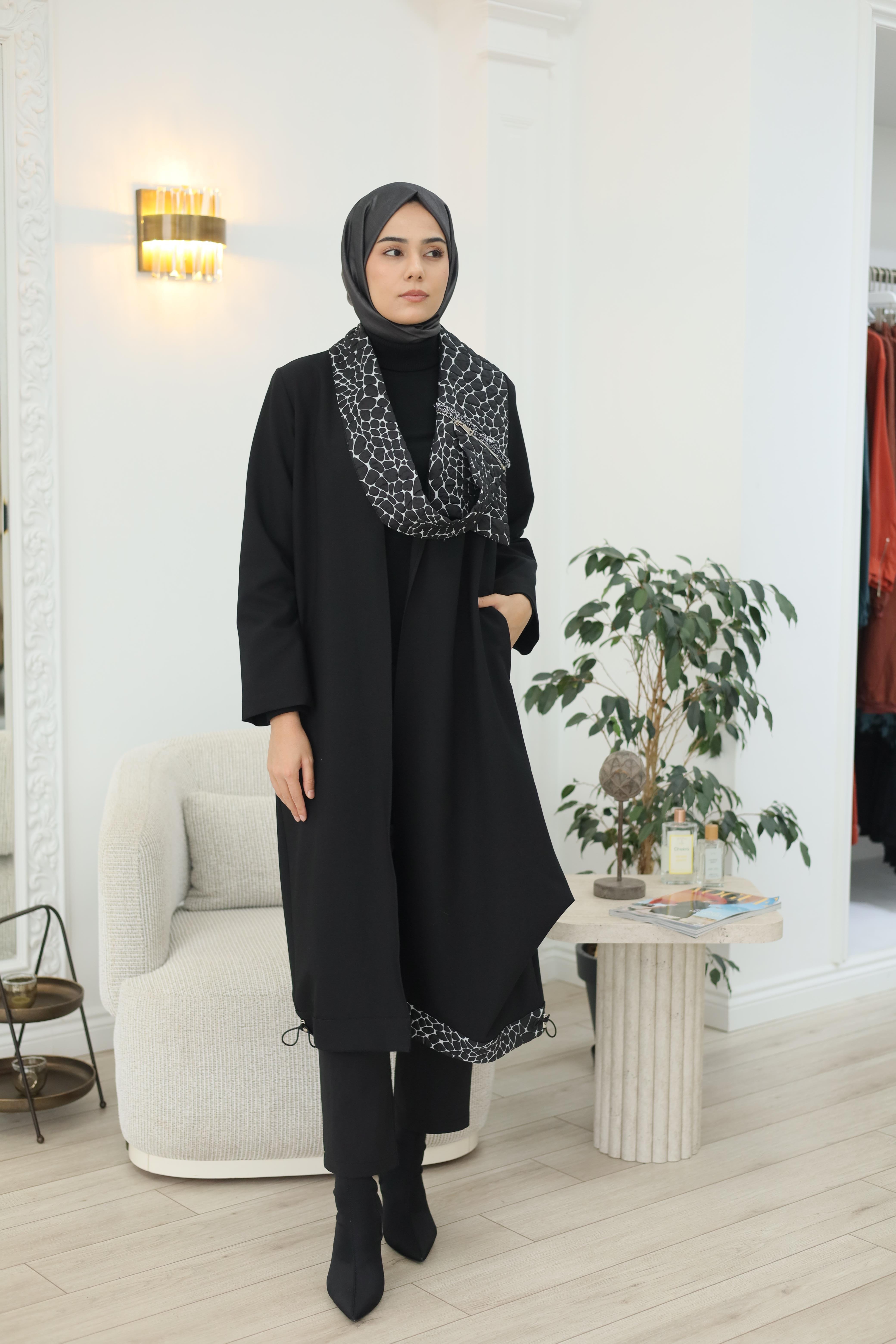 Kahma Yaka Sırt Detaylı Kap 25k14215