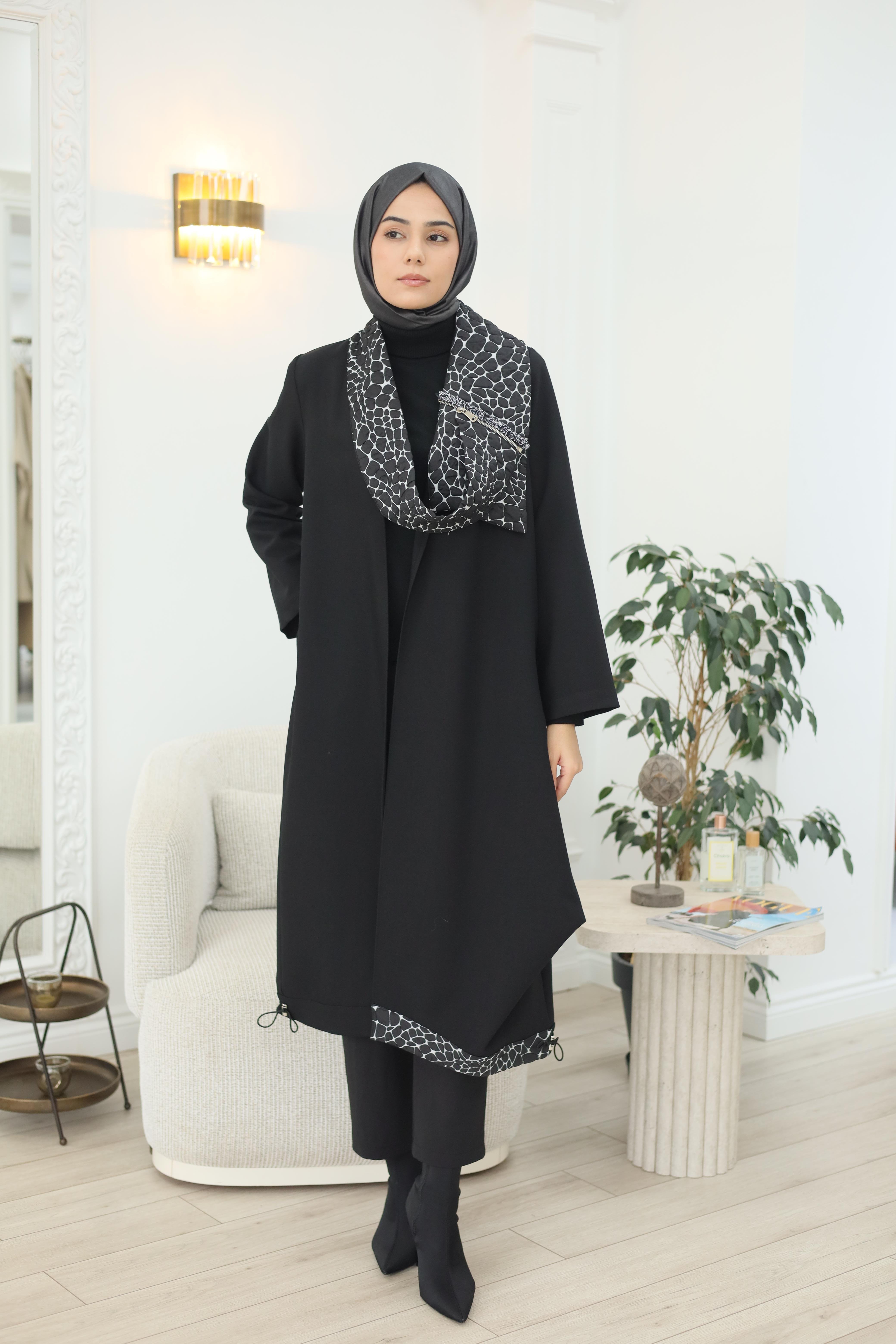 Kahma Yaka Sırt Detaylı Kap 25k14215