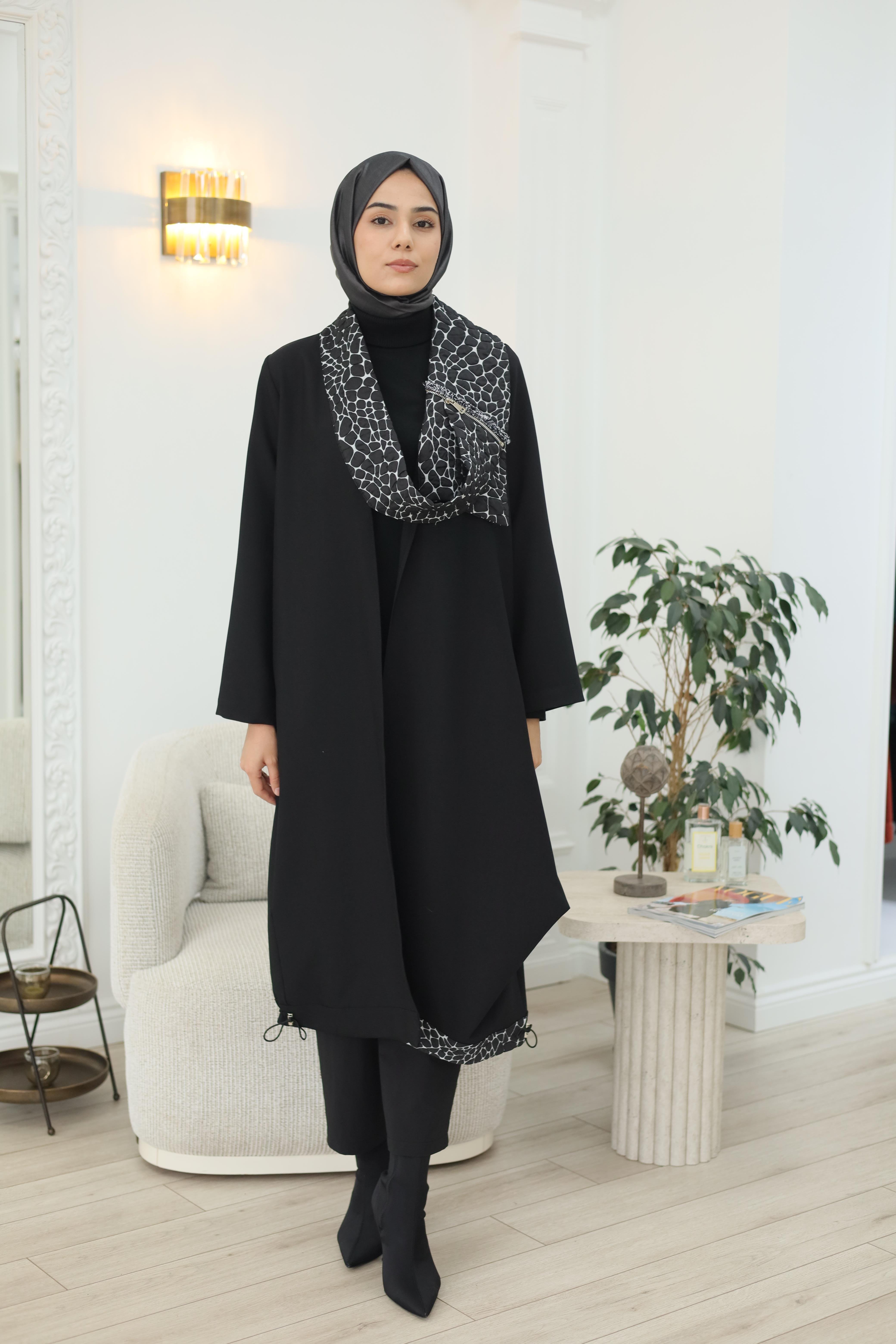 Kahma Yaka Sırt Detaylı Kap 25k14215