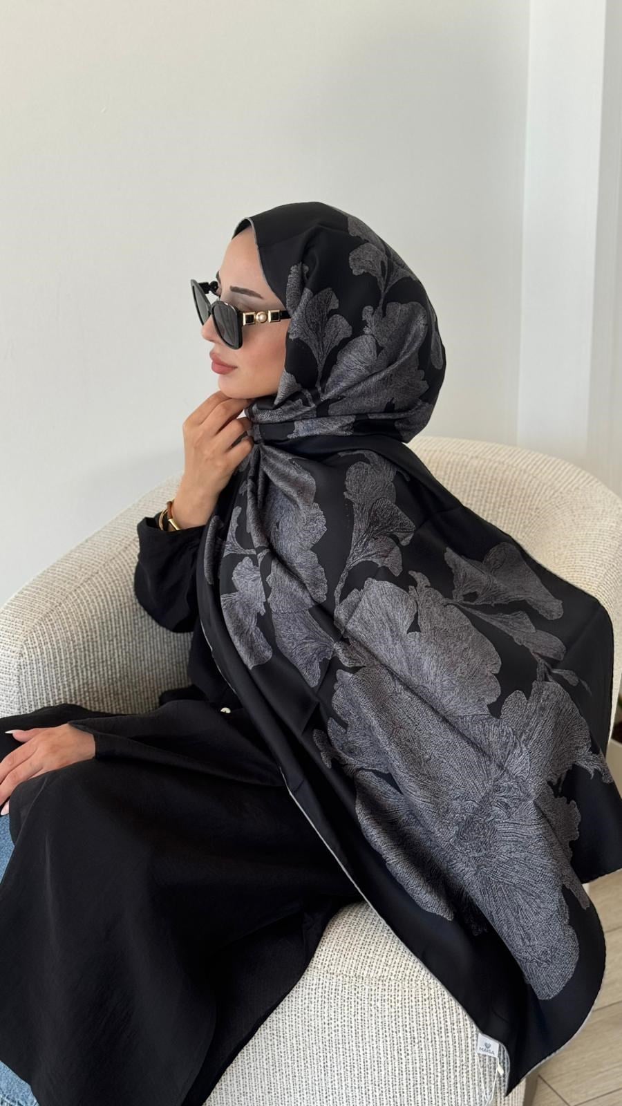 Maisa Mulberry F Siyah Şal 2954