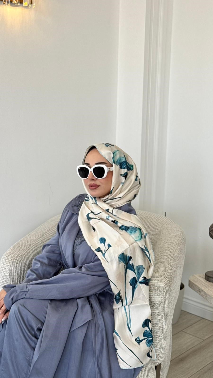 Maisa Mulberry İpek Şal Bej 2954