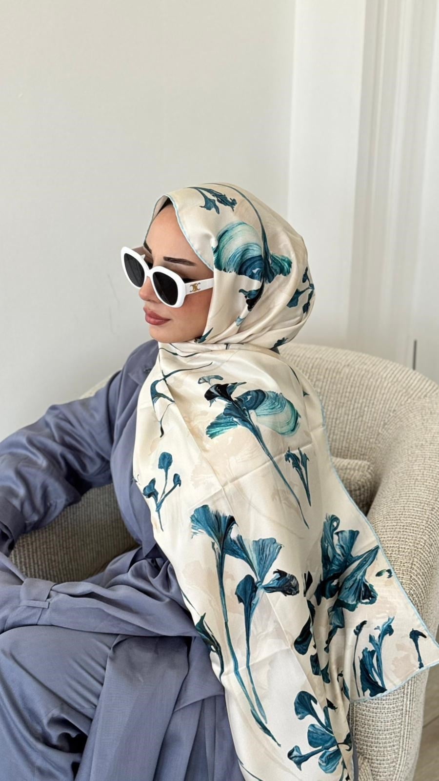 Maisa Mulberry İpek Şal Bej 2954