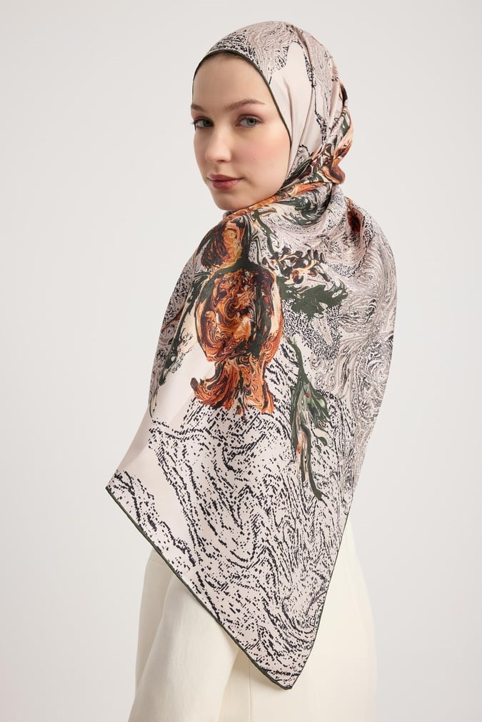 	Maisa Mulberry İpek Şal Gri 2954