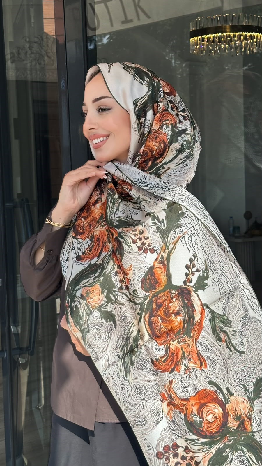 	Maisa Mulberry İpek Şal Gri 2954