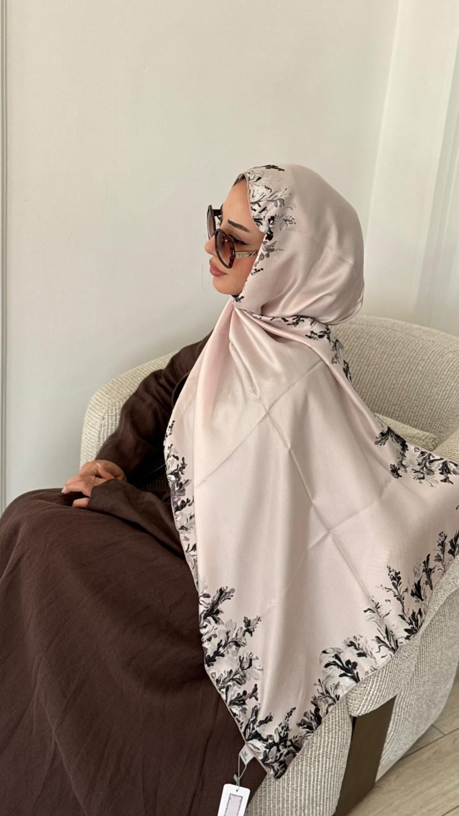 Maisa Mulberry İpek Şal Gül Kurusu B 2954