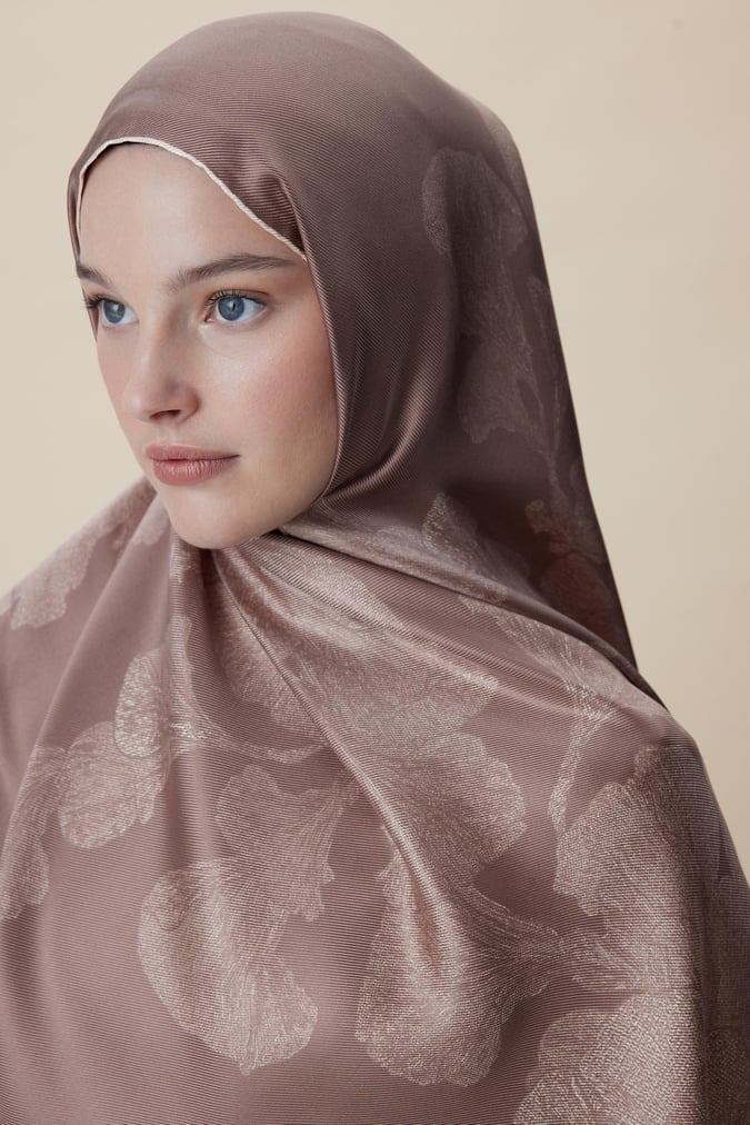 Maisa Mulberry İpek Şal Sütlü Kahve 2954