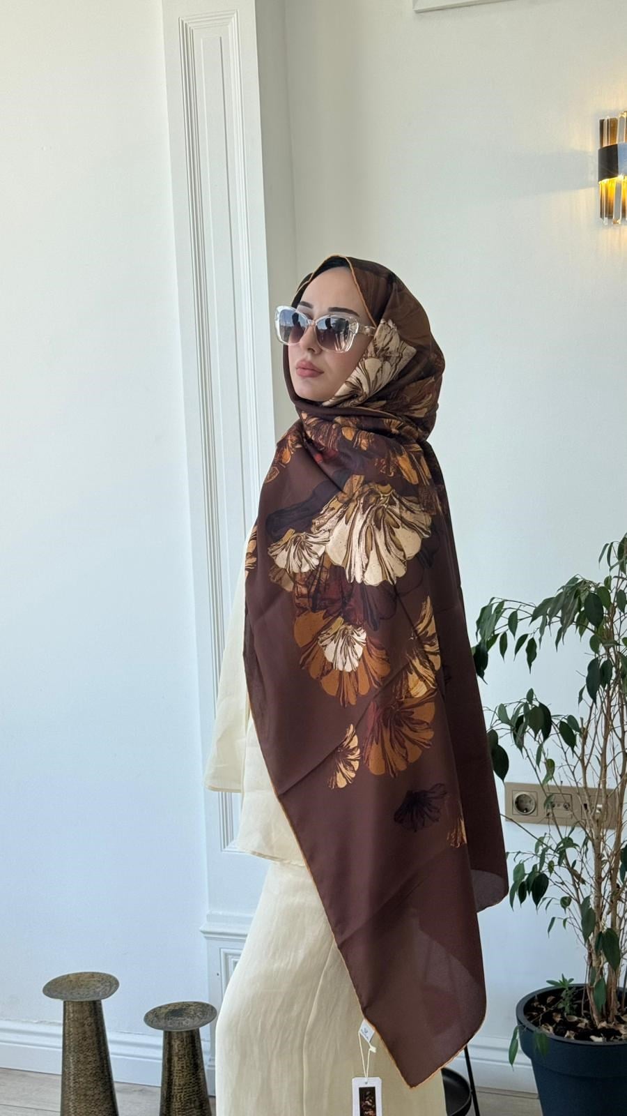 Maisa Pamuk İpek E Şal Tarçın 2955 