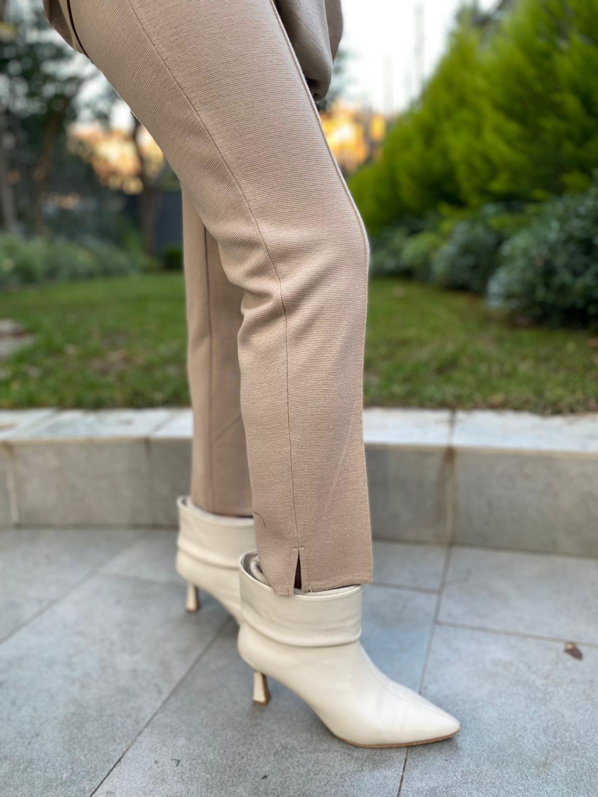 Miss Dalida Camel Triko Pantolon T24K-7000
