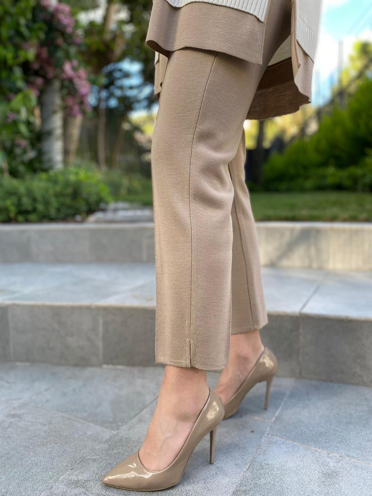 Miss Dalida Camel Triko Pantolon T24K-7000