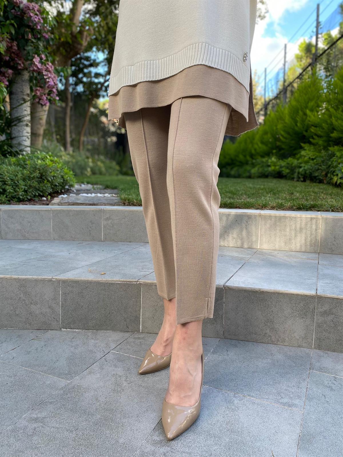 Miss Dalida Camel Triko Pantolon T24K-7000