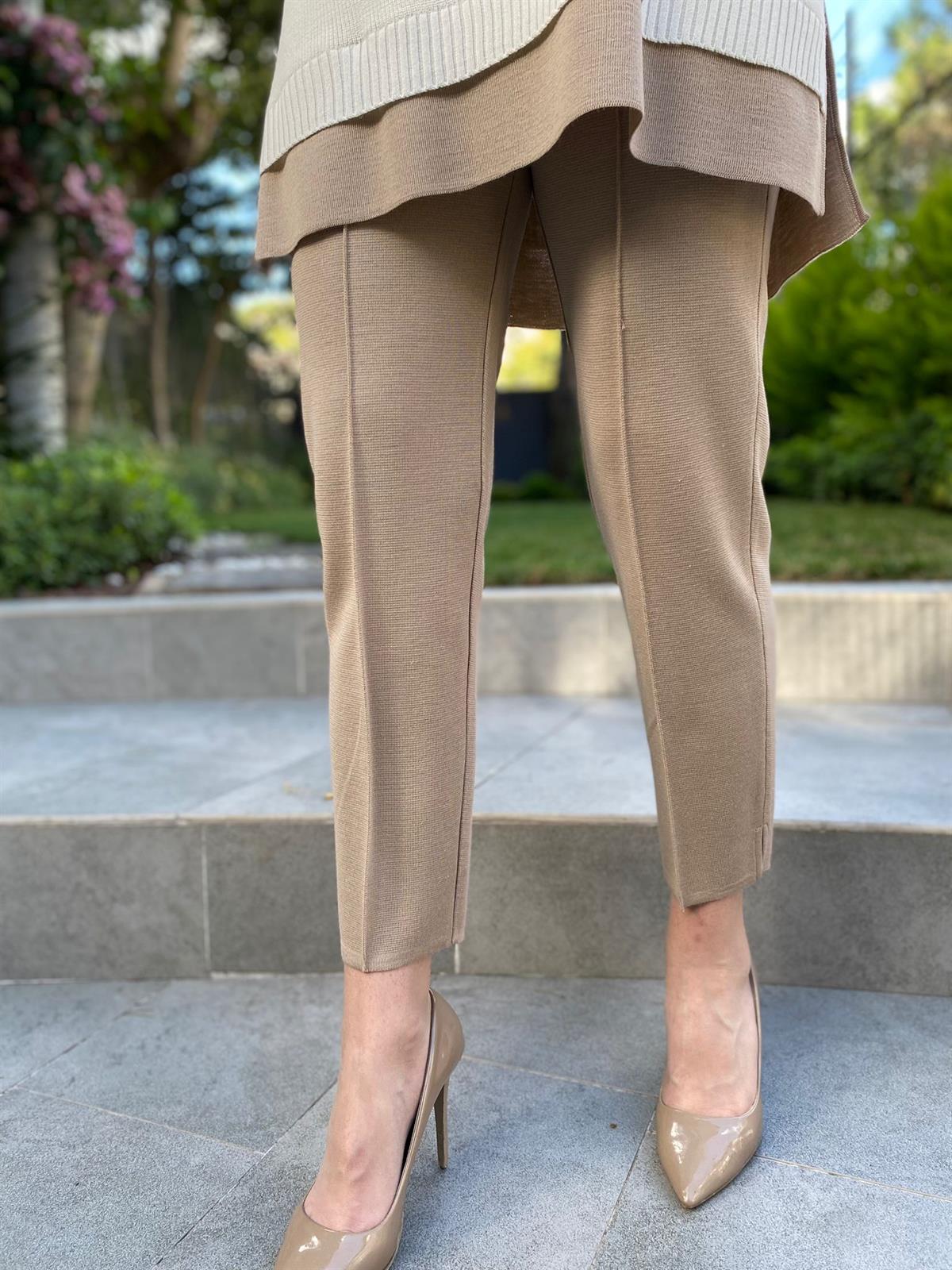 Miss Dalida Camel Triko Pantolon T24K-7000