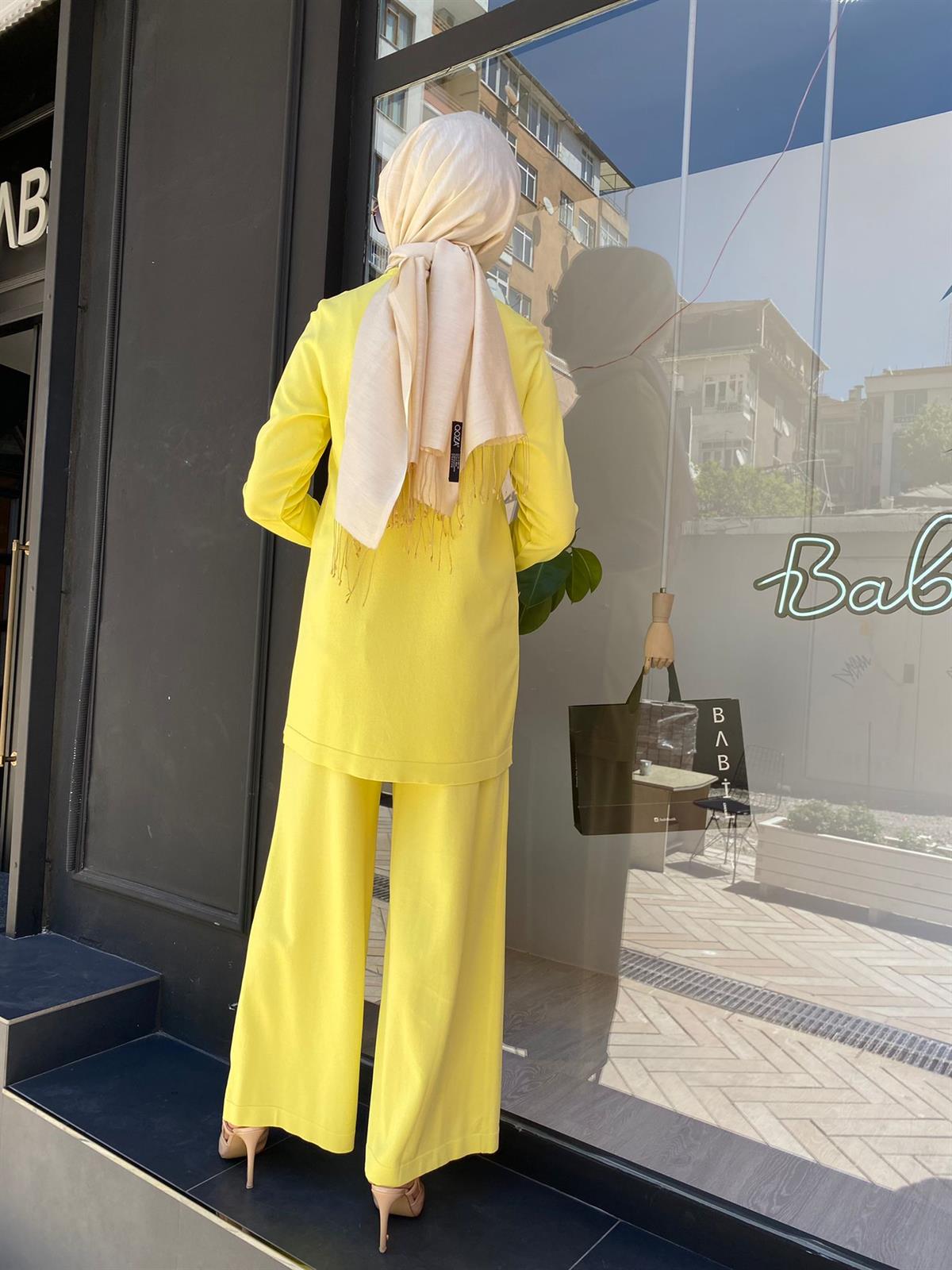 Miss Dalida Sarı Tunik T23Y-6001