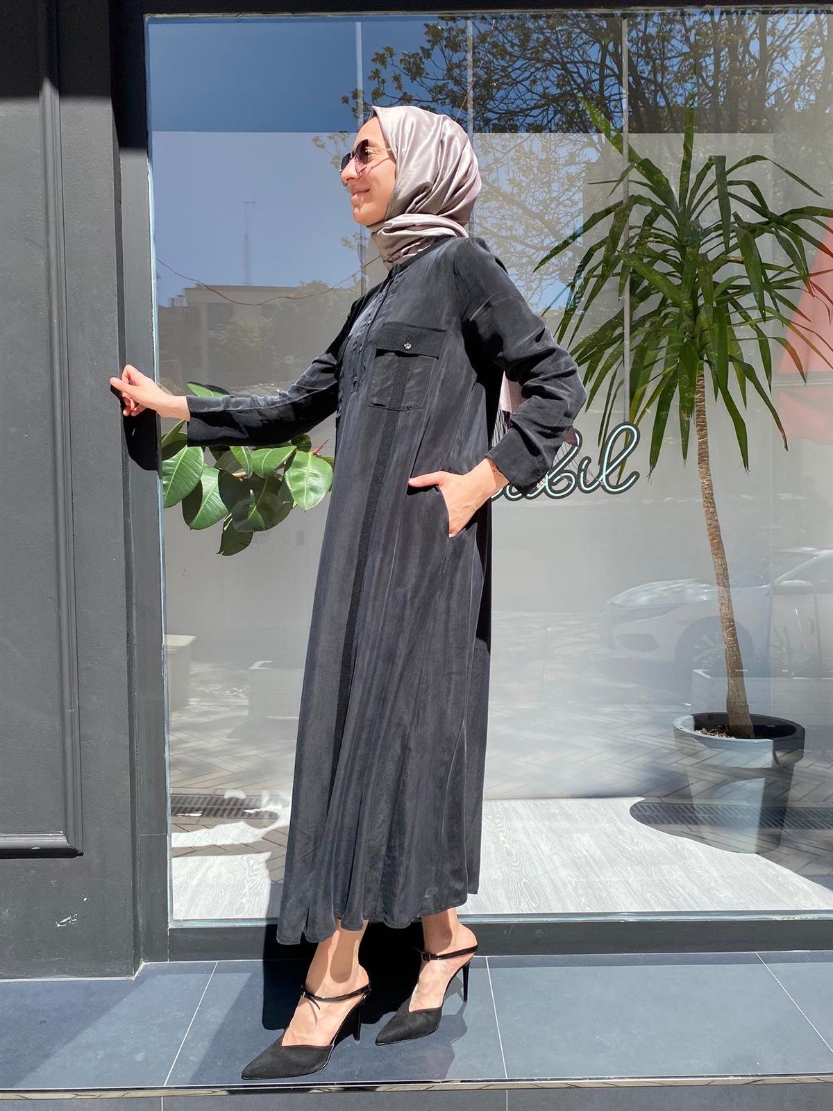 Miss Dalida Siyah Elbise T23Y-4034