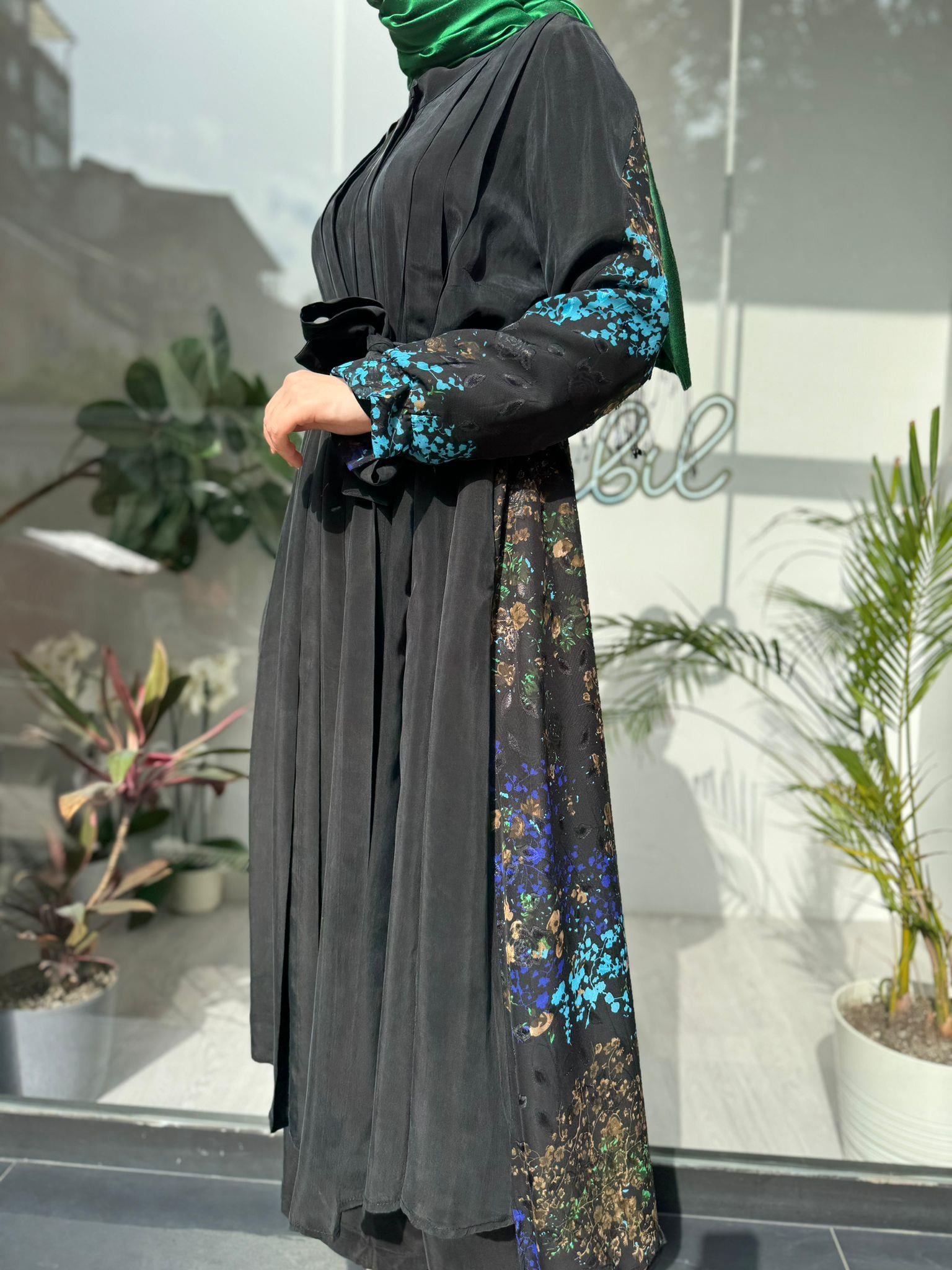 Misswhence Arkası Desenli Gömlek Siyah 35309