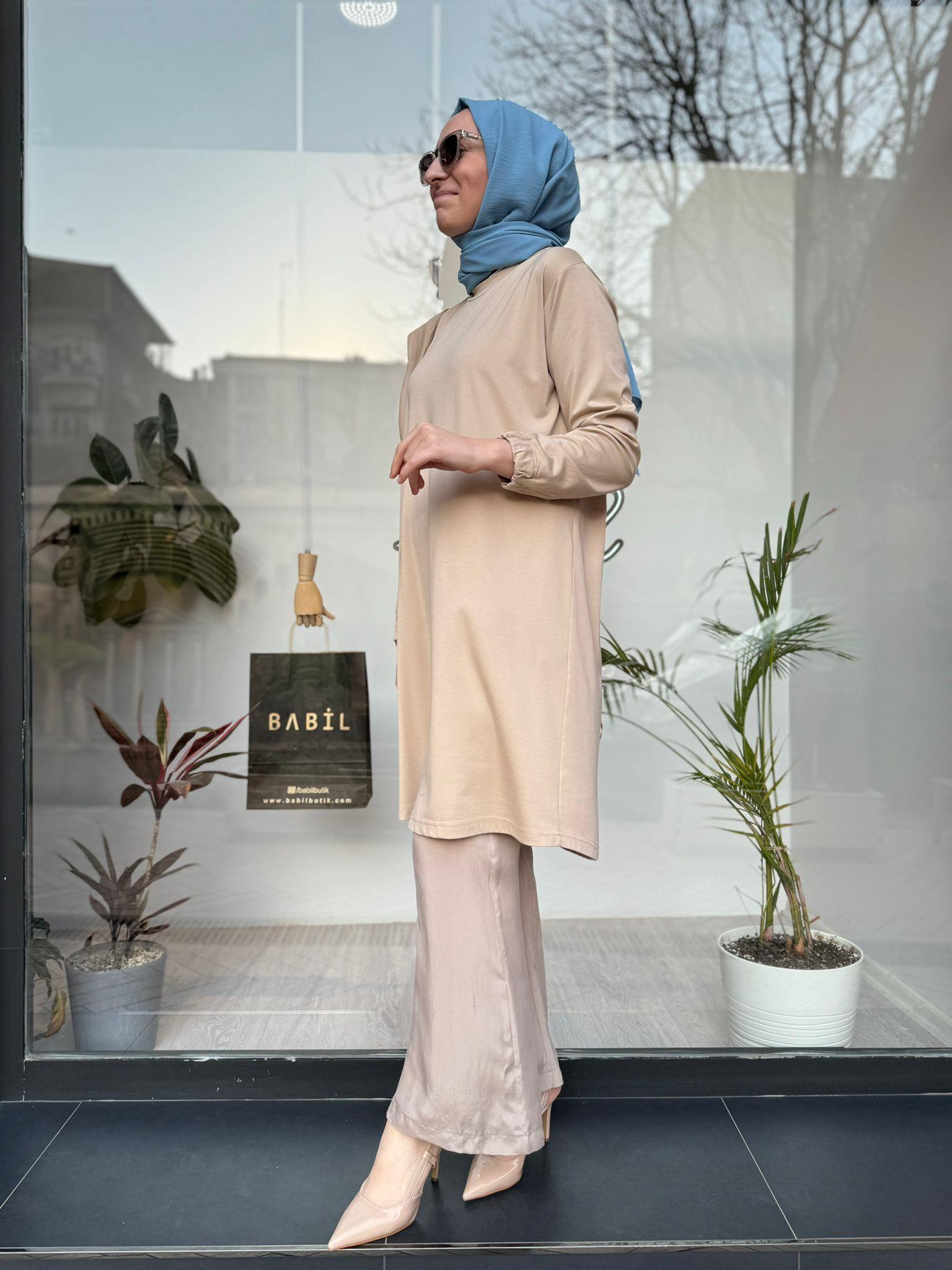 Misswhence Bambu Basic Tunik Camel 35025