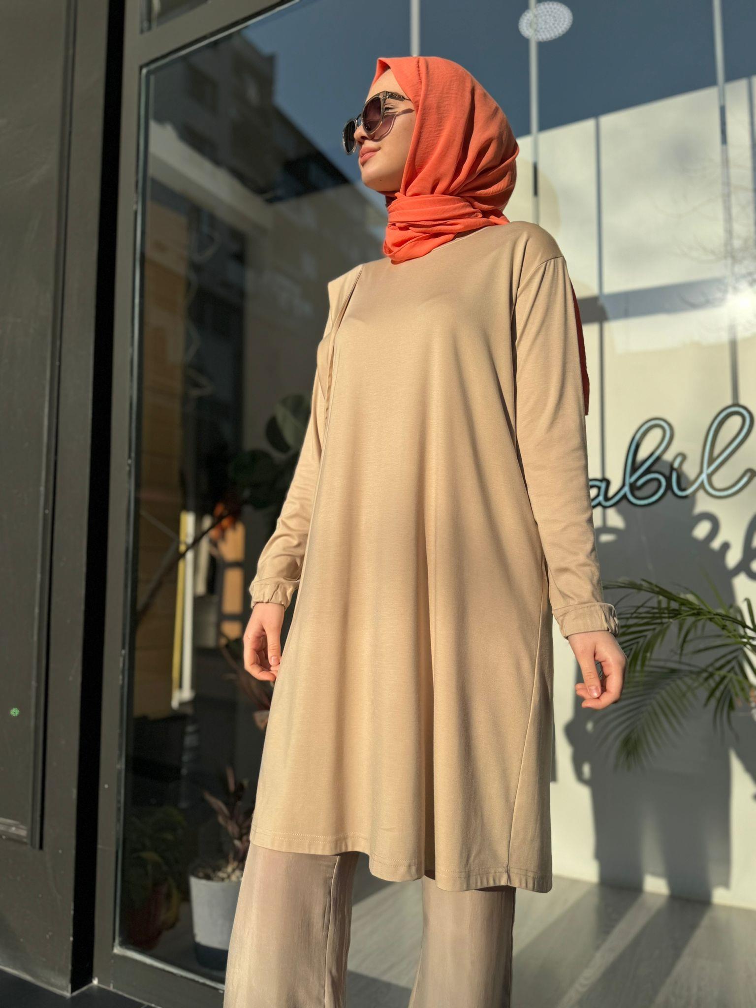 Misswhence Bambu Basic Tunik Camel 35025