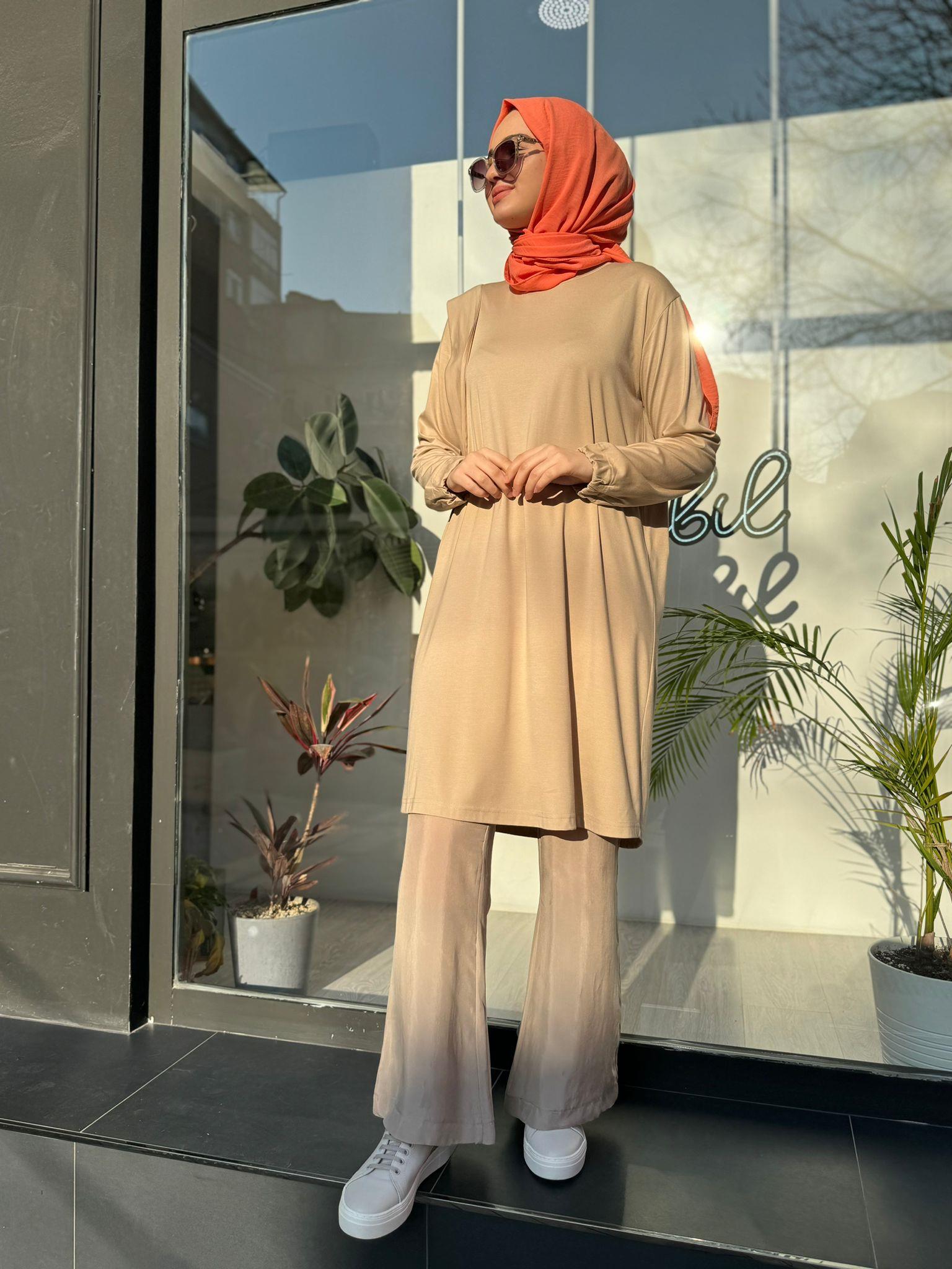 Misswhence Bambu Basic Tunik Camel 35025