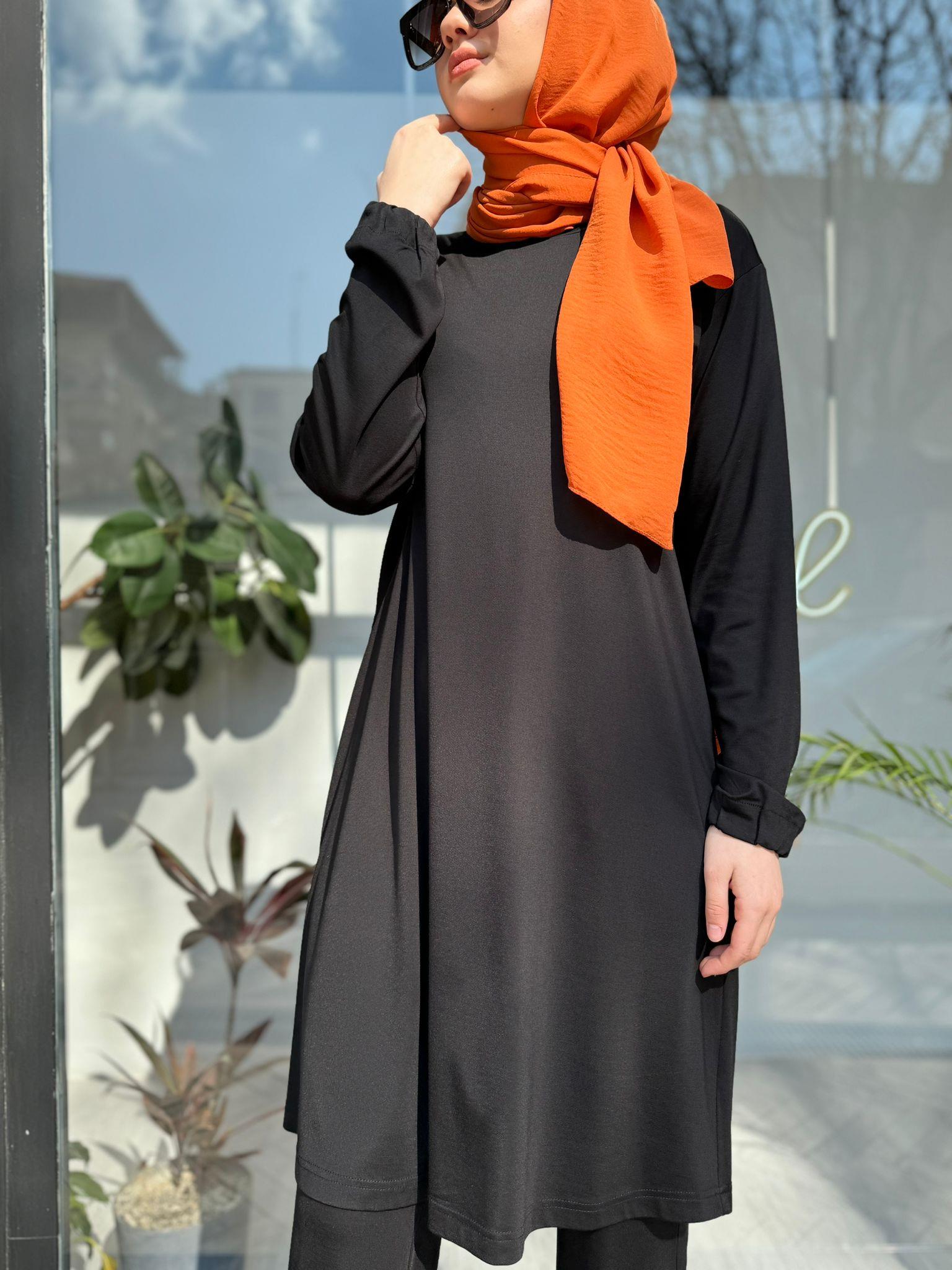 Misswhence Bambu Basic Tunik Siyah 35025