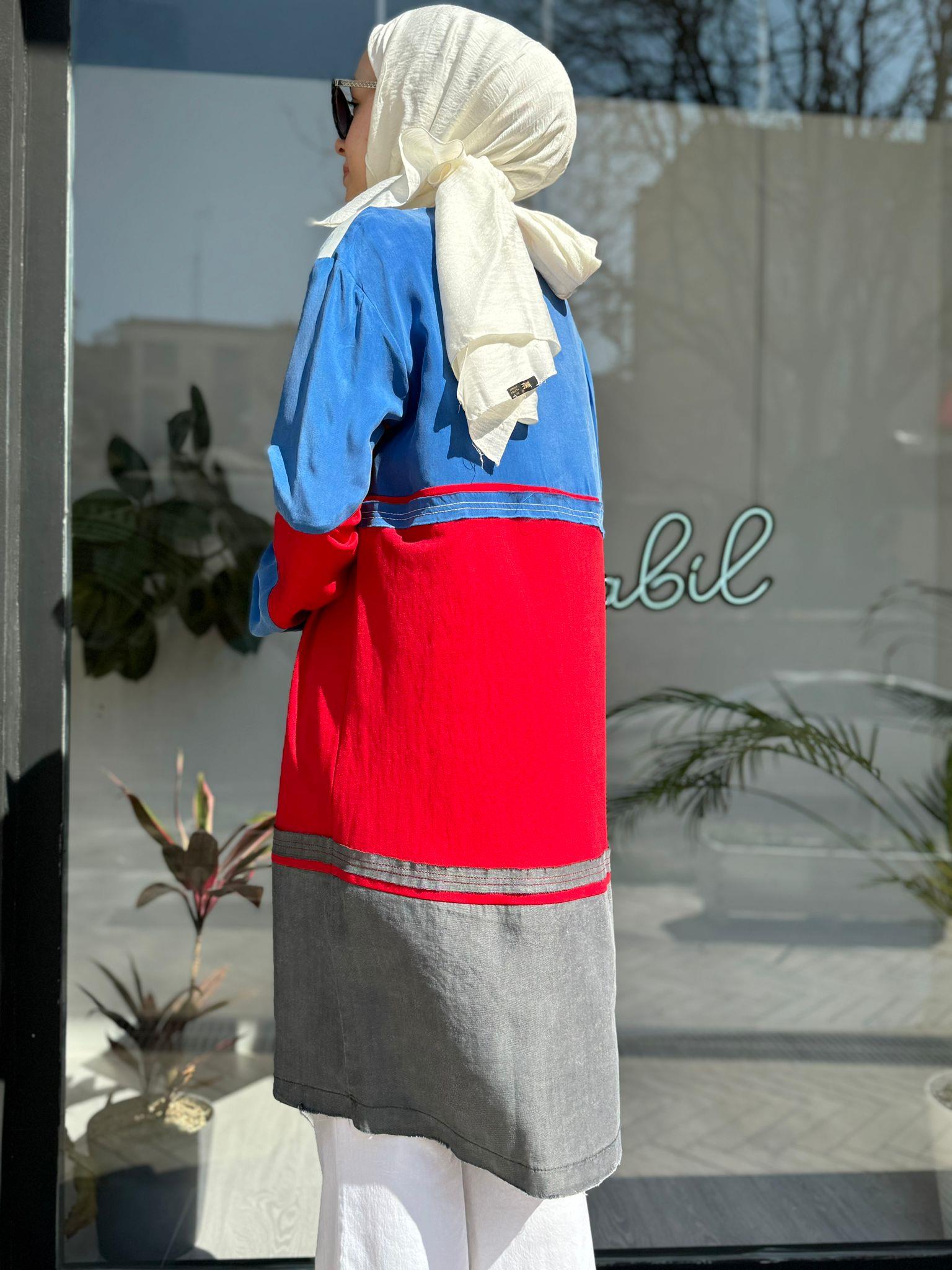 Misswhence Baskılı Tunik Mavi 35002