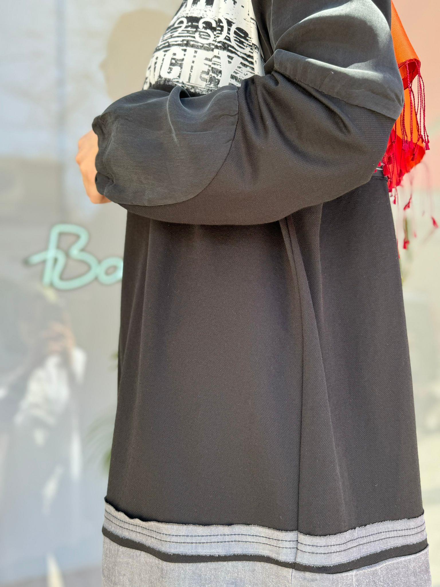 Misswhence Baskılı Tunik Siyah 35002