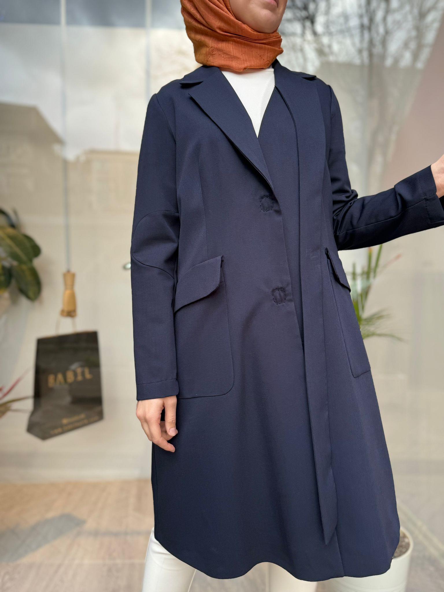 Misswhence Blazer Ceket Lacivert 35203