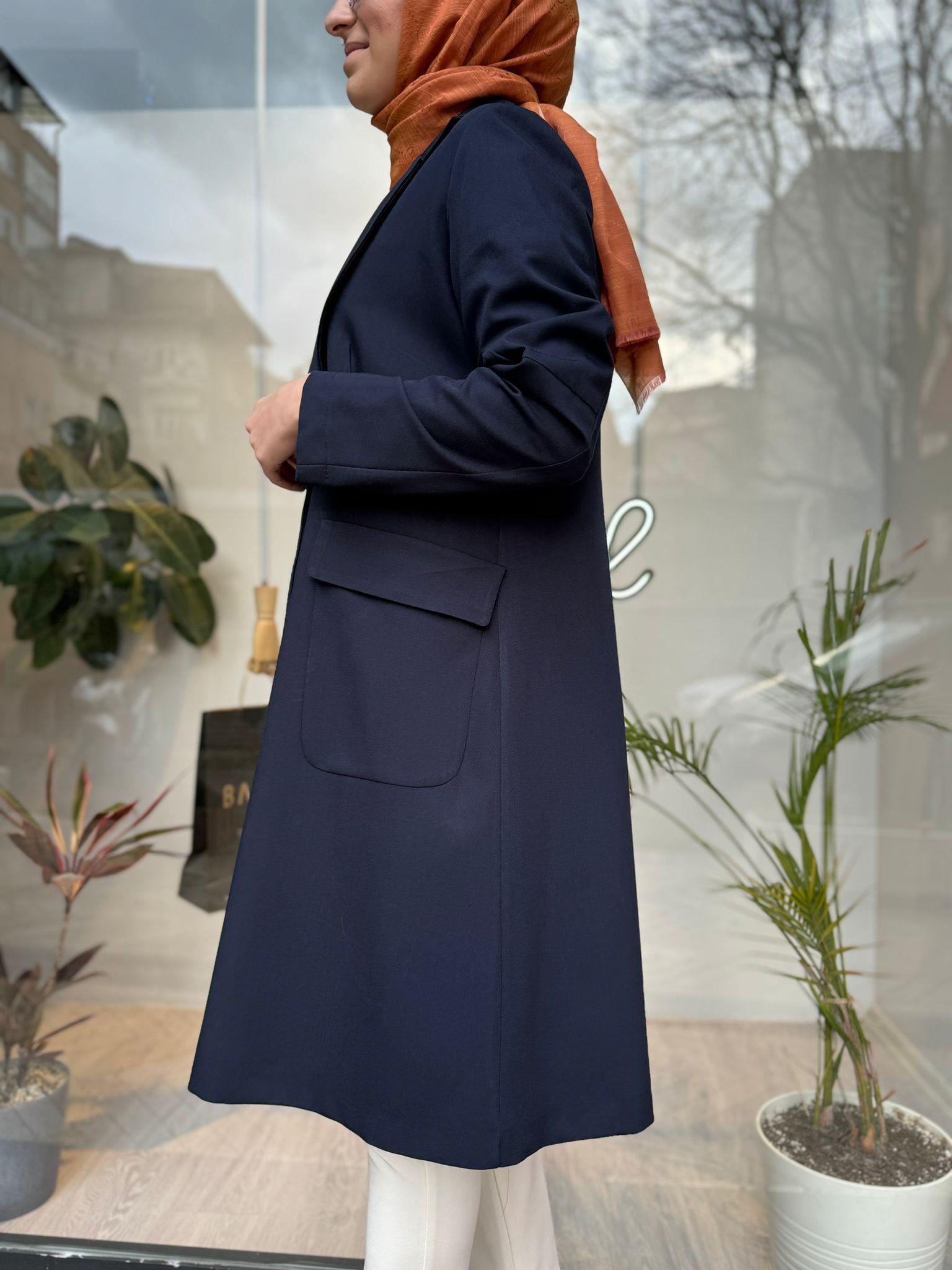 Misswhence Blazer Ceket Lacivert 35203